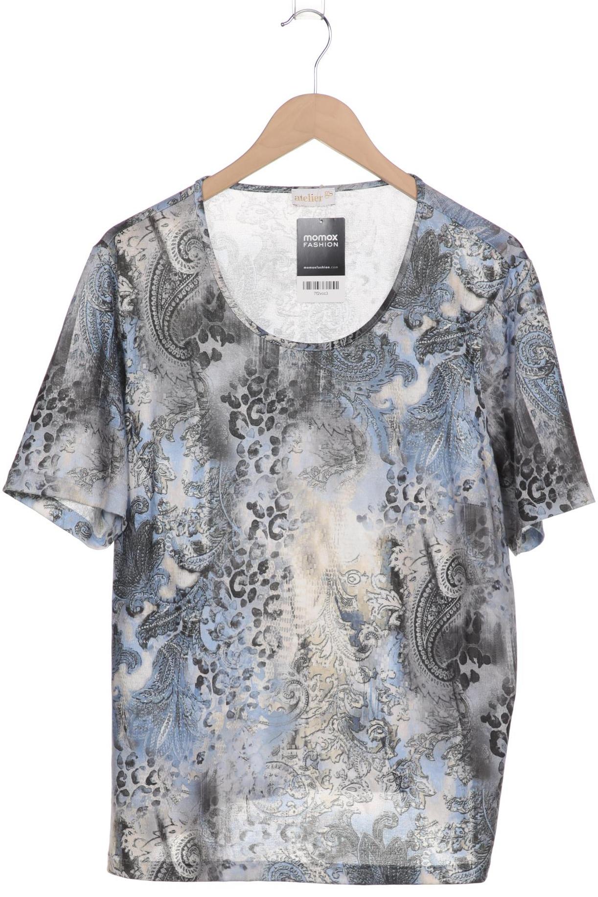 

Atelier Goldner Schnitt Damen T-Shirt, blau, Gr. 48