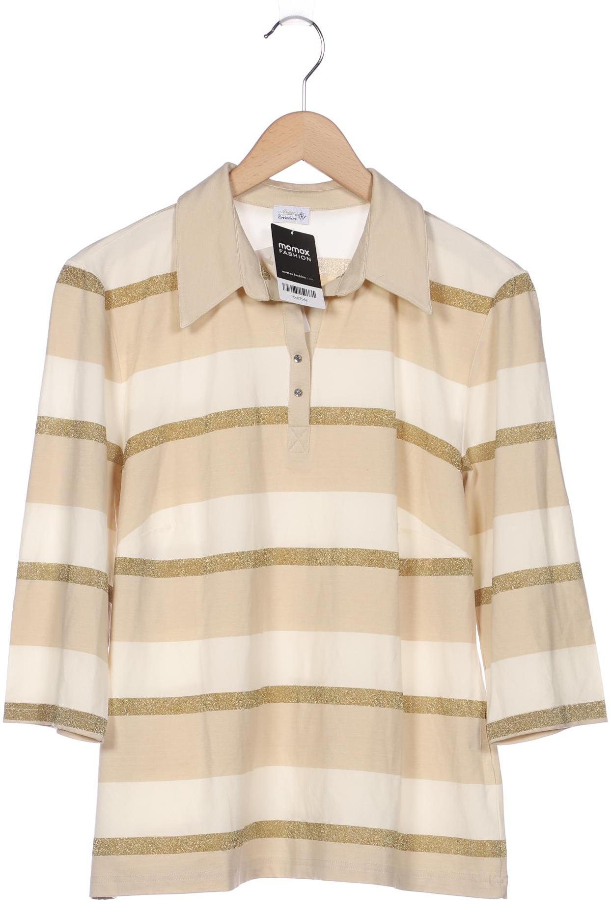 

Atelier Goldner Schnitt Damen Poloshirt, beige, Gr. 23
