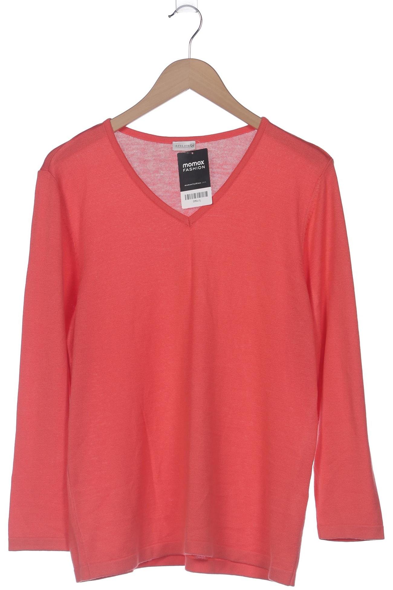 

Atelier Goldner Schnitt Damen Pullover, rot, Gr. 44
