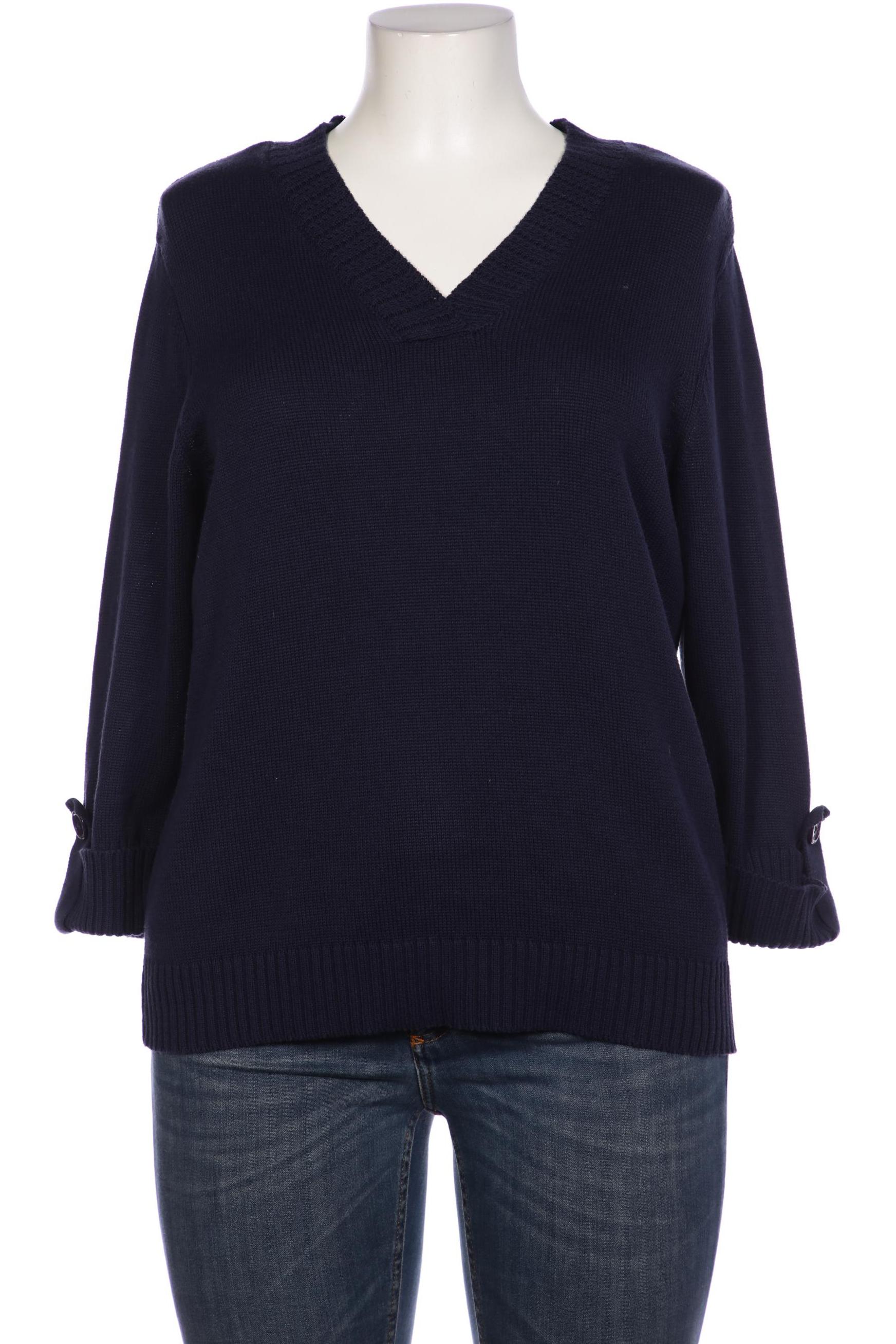 

Atelier Goldner Schnitt Damen Pullover, marineblau, Gr. 18