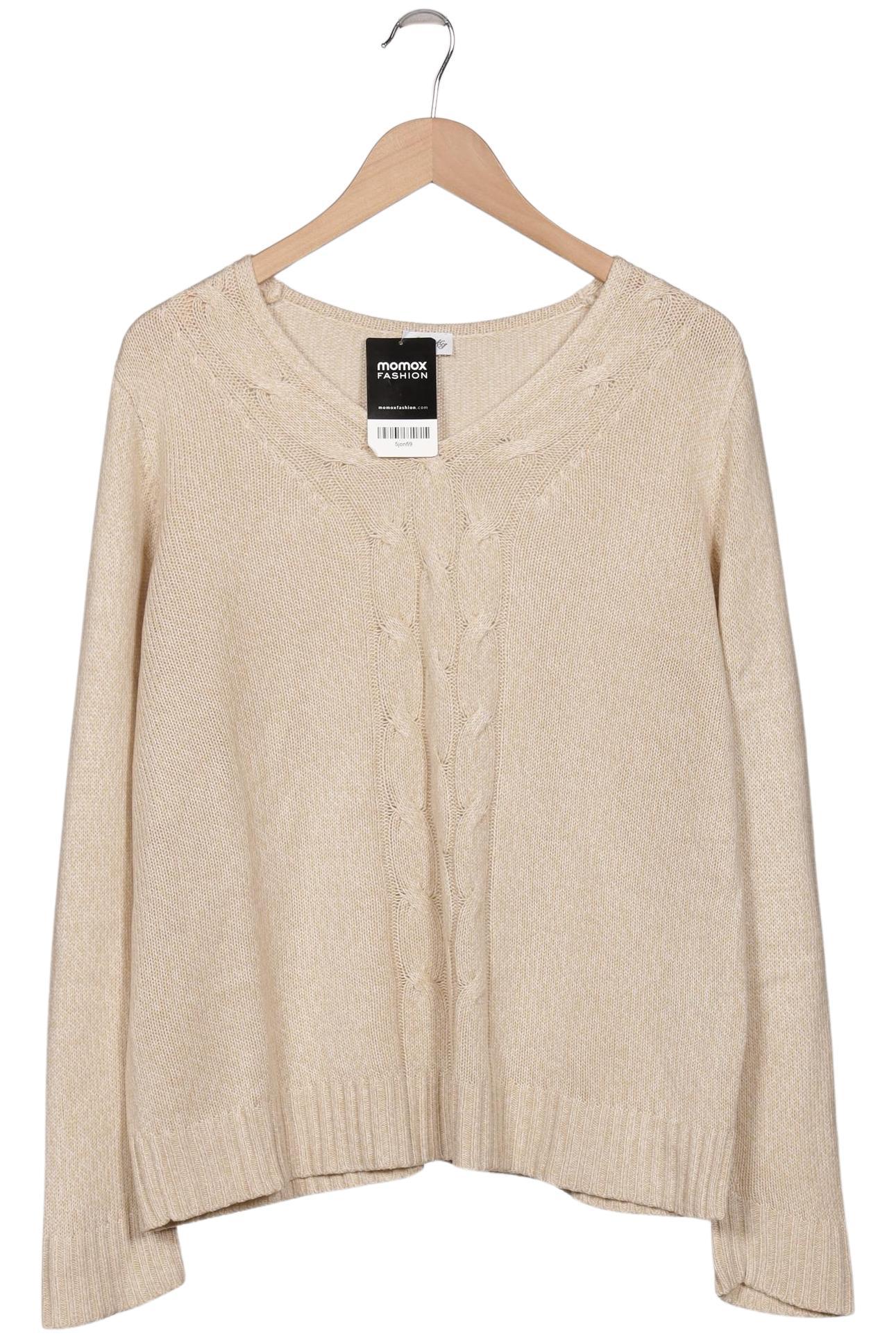 

Atelier Goldner Schnitt Damen Pullover, beige, Gr. 46