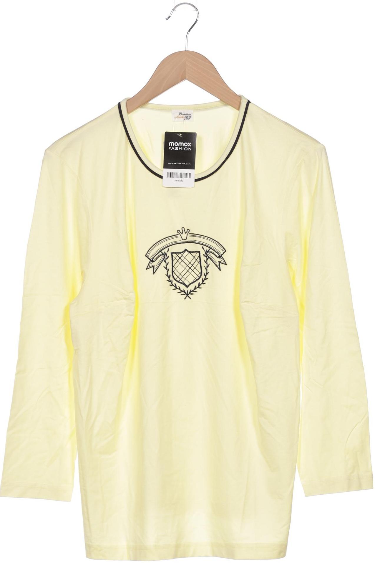 

Atelier Goldner Schnitt Damen Langarmshirt, gelb, Gr. 46