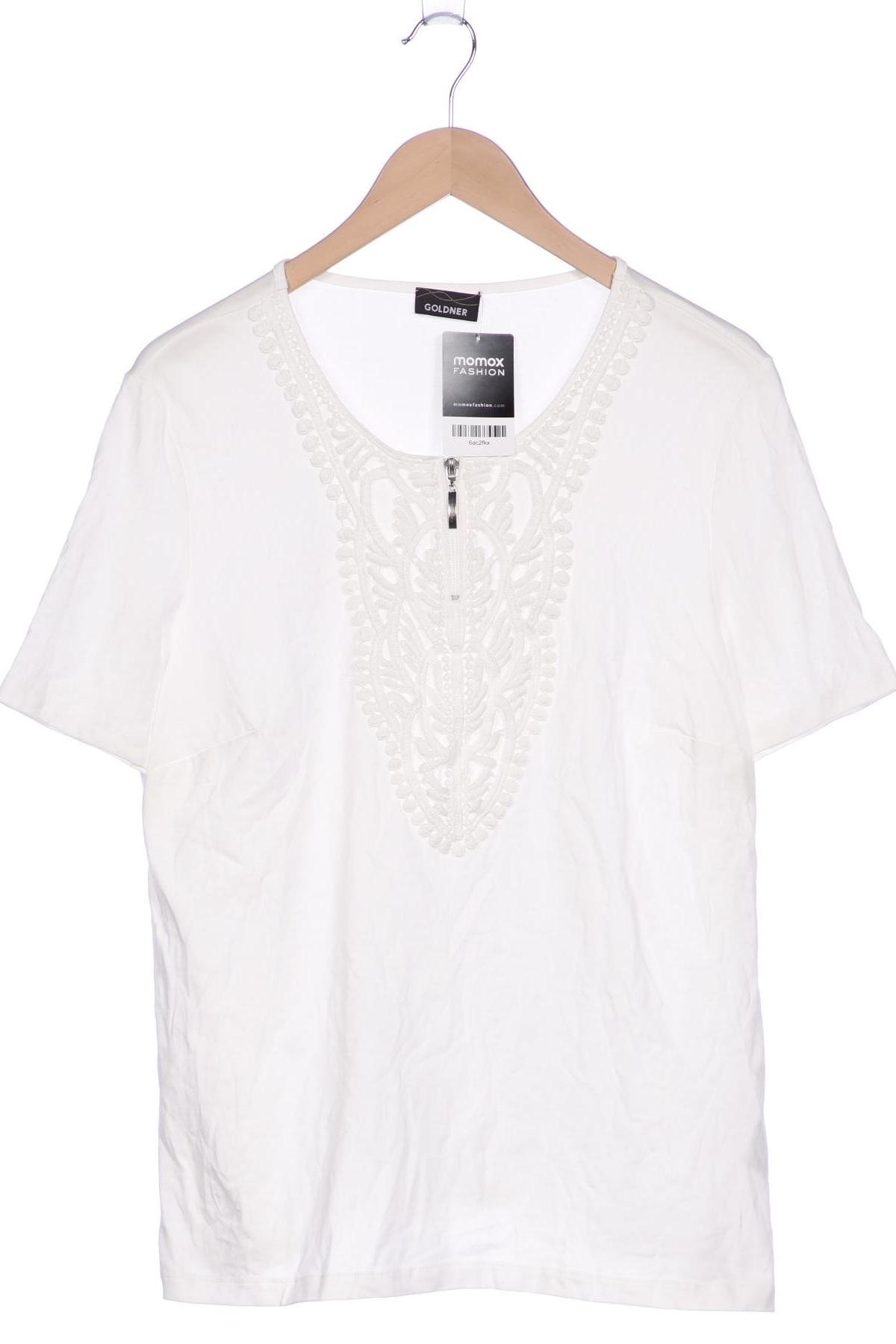 

Atelier Goldner Schnitt Damen T-Shirt, weiß, Gr. 20