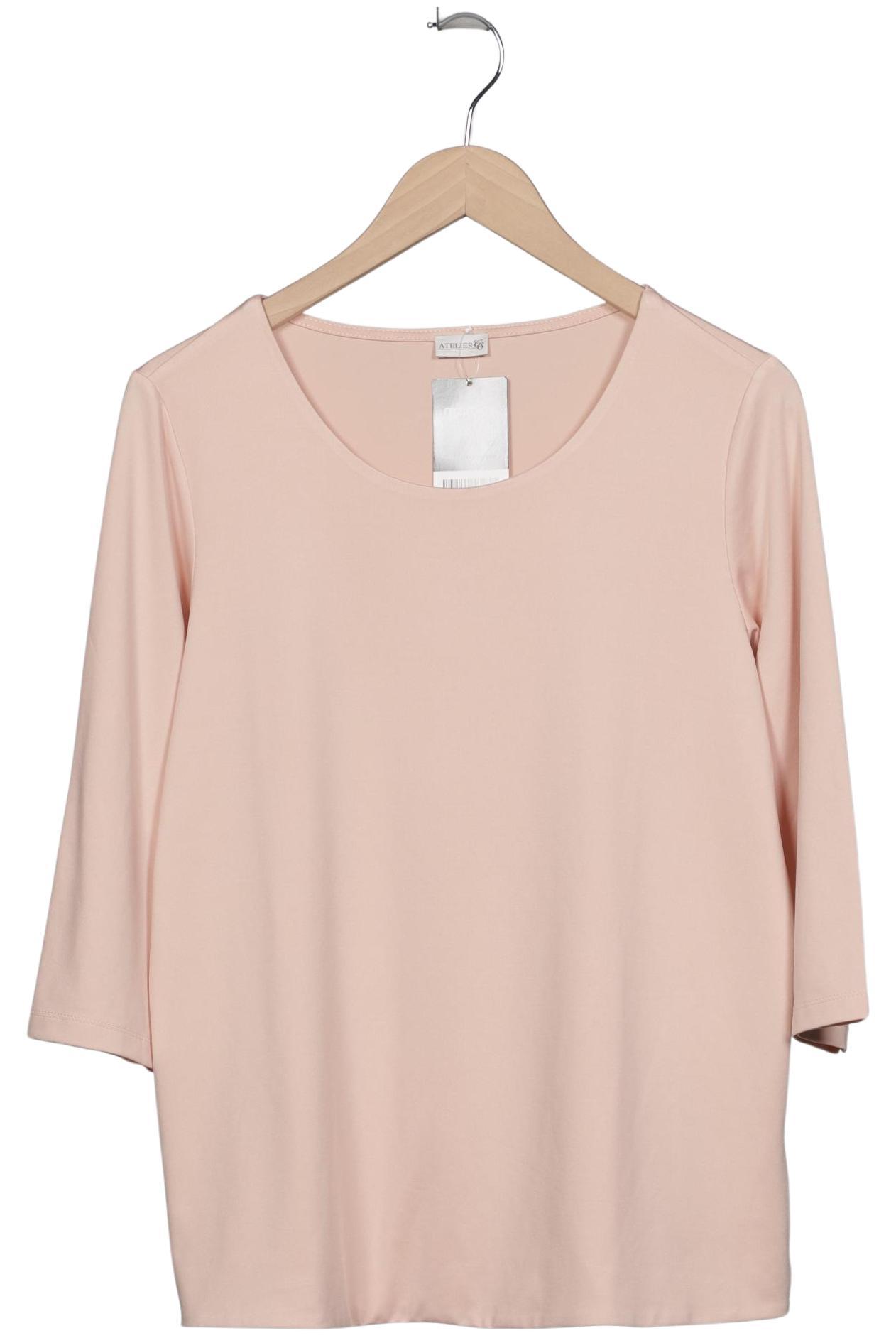 

Atelier Goldner Schnitt Damen Langarmshirt, pink, Gr. 42