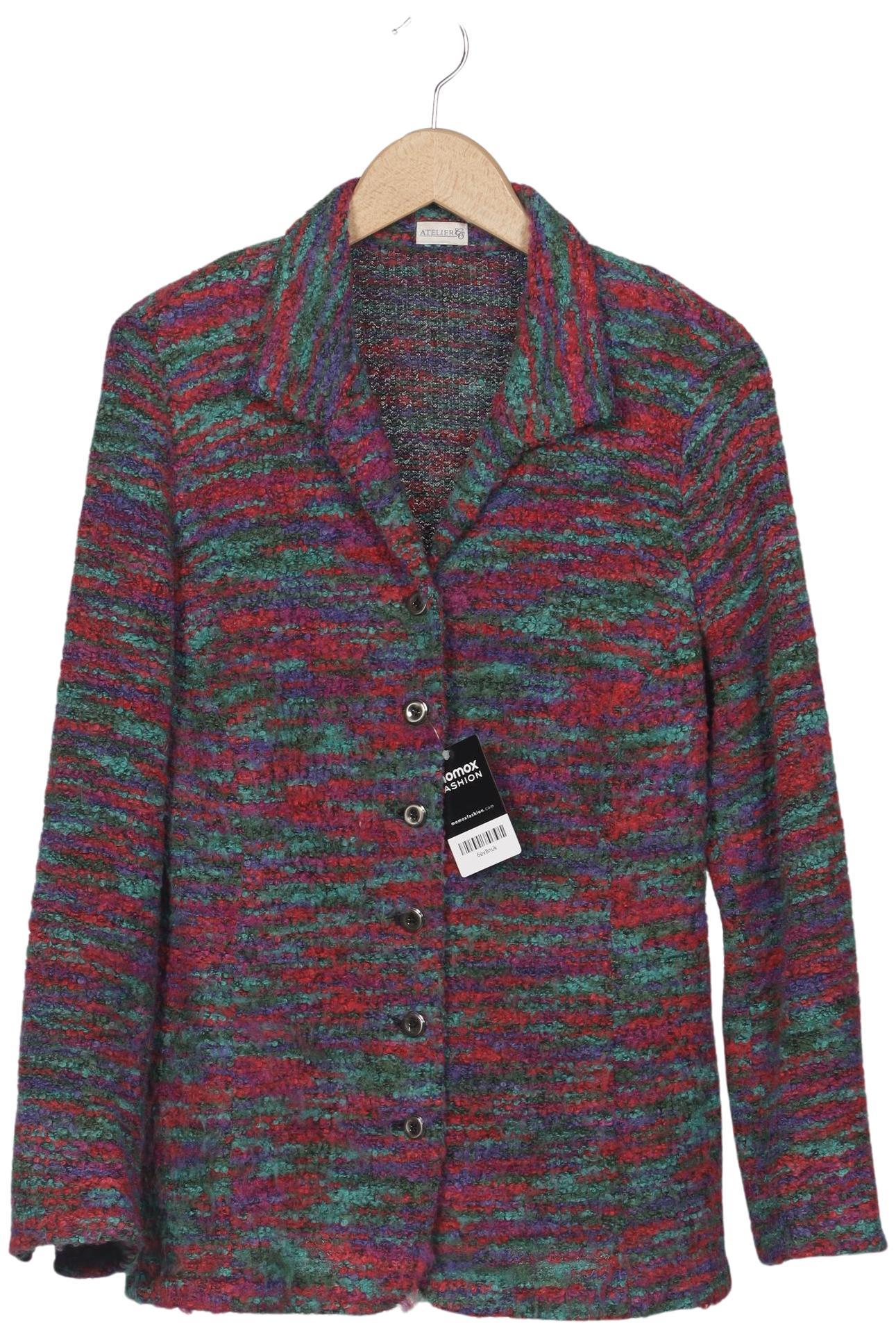 

Atelier Goldner Schnitt Damen Strickjacke, mehrfarbig, Gr. 46