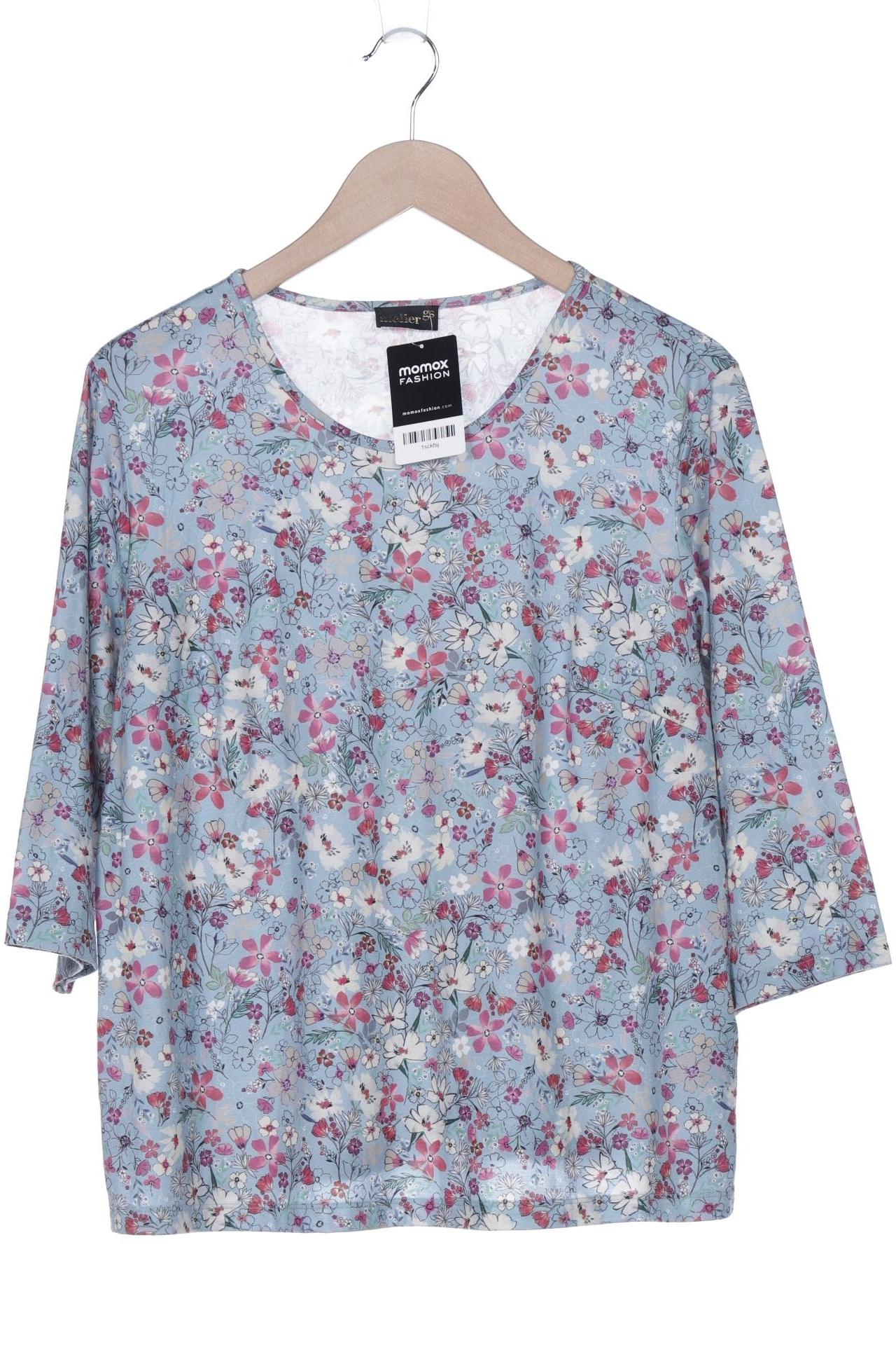 

Atelier Goldner Schnitt Damen Langarmshirt, blau, Gr. 20