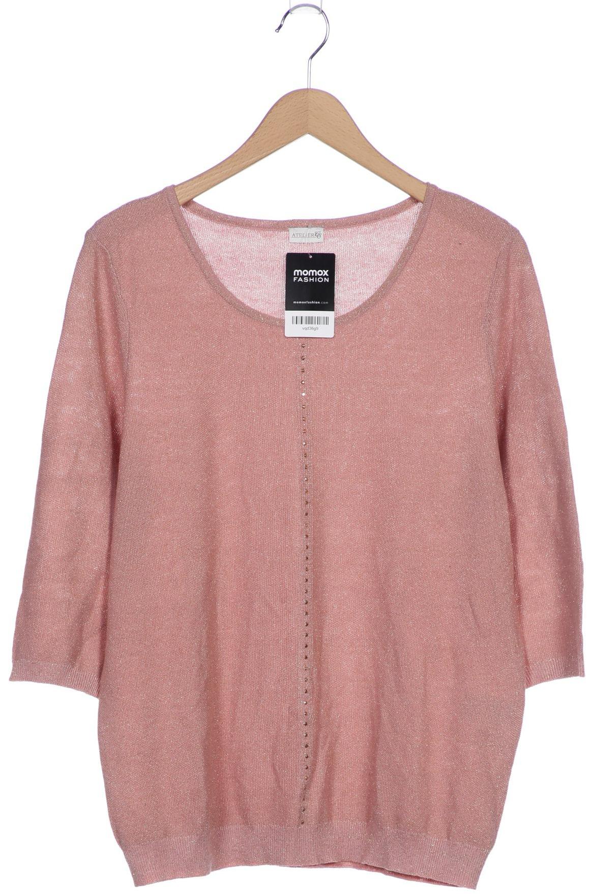 

Atelier Goldner Schnitt Damen Langarmshirt, pink, Gr. 46