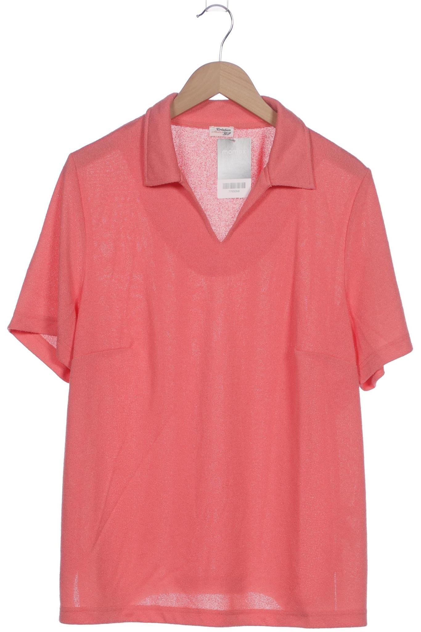 

Atelier Goldner Schnitt Damen Poloshirt, pink, Gr. 52