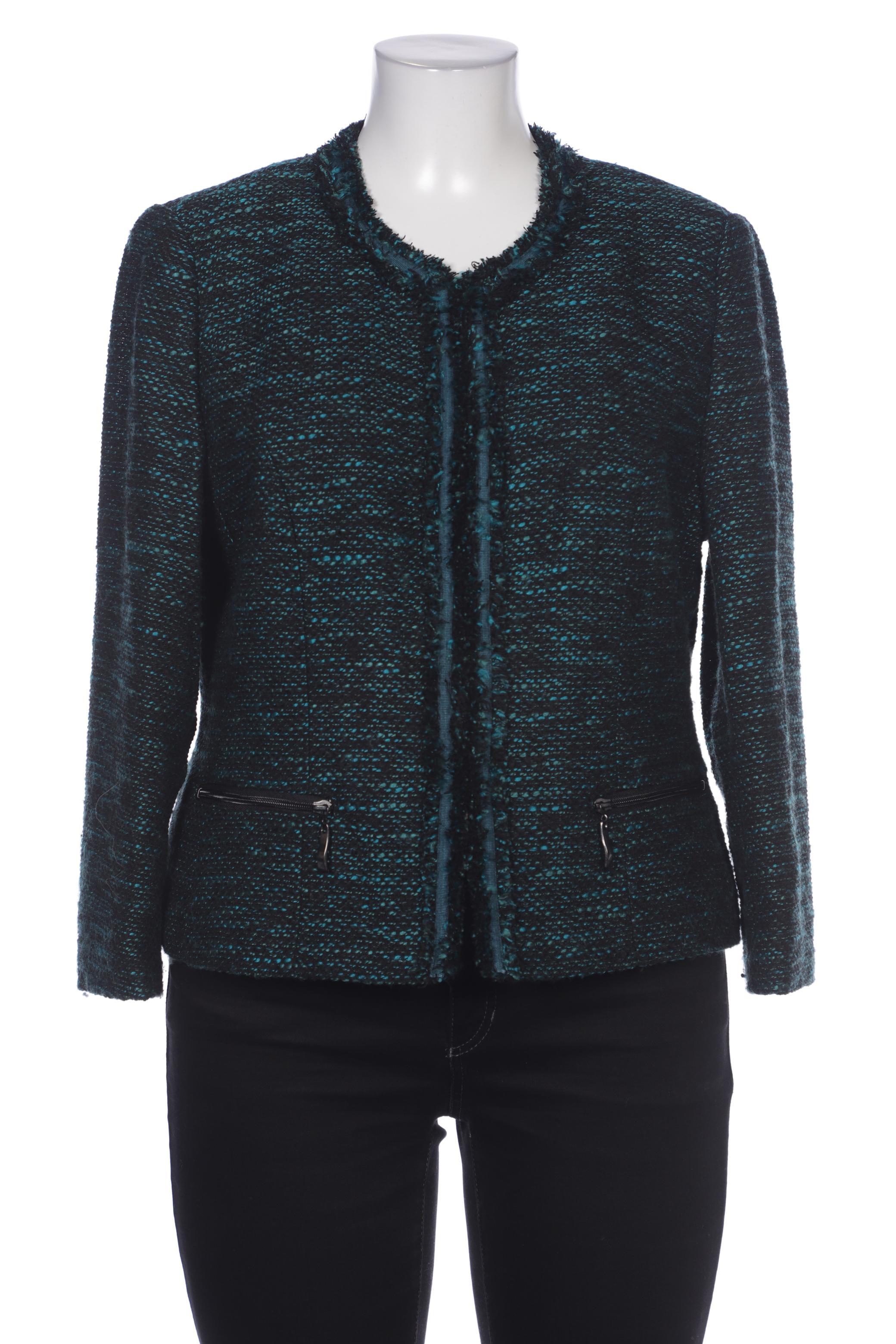 

Atelier Goldner Schnitt Damen Blazer, türkis, Gr. 22