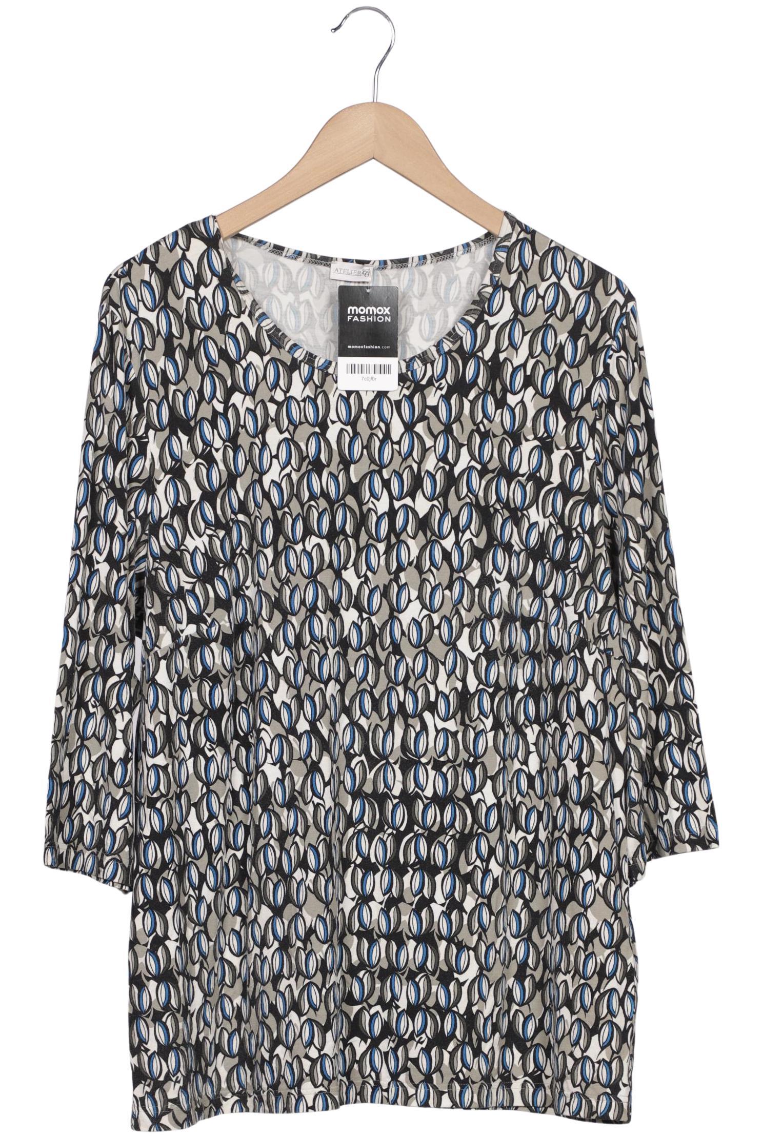 

Atelier Goldner Schnitt Damen Langarmshirt, mehrfarbig, Gr. 48