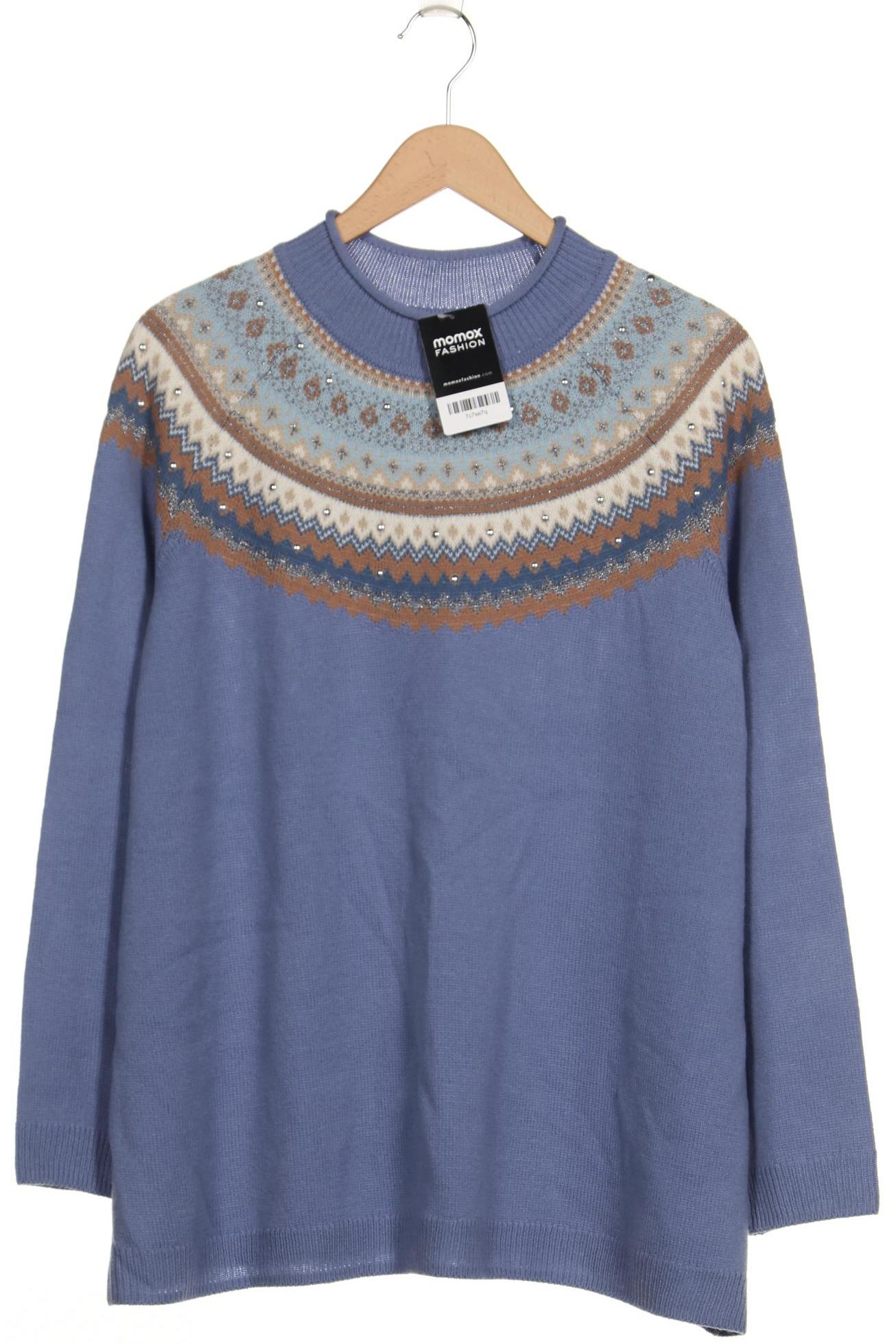 

Atelier Goldner Schnitt Damen Pullover, blau, Gr. 54