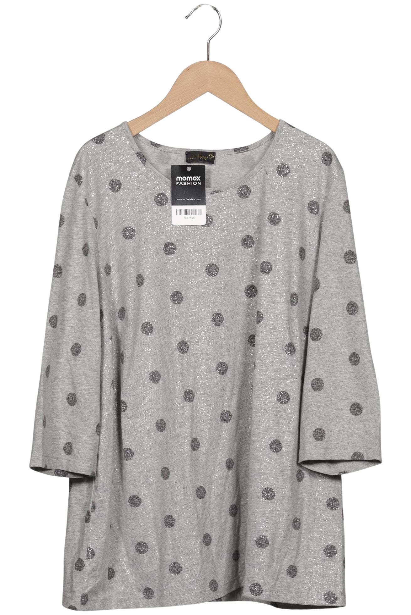 

Atelier Goldner Schnitt Damen Langarmshirt, grau, Gr. 22