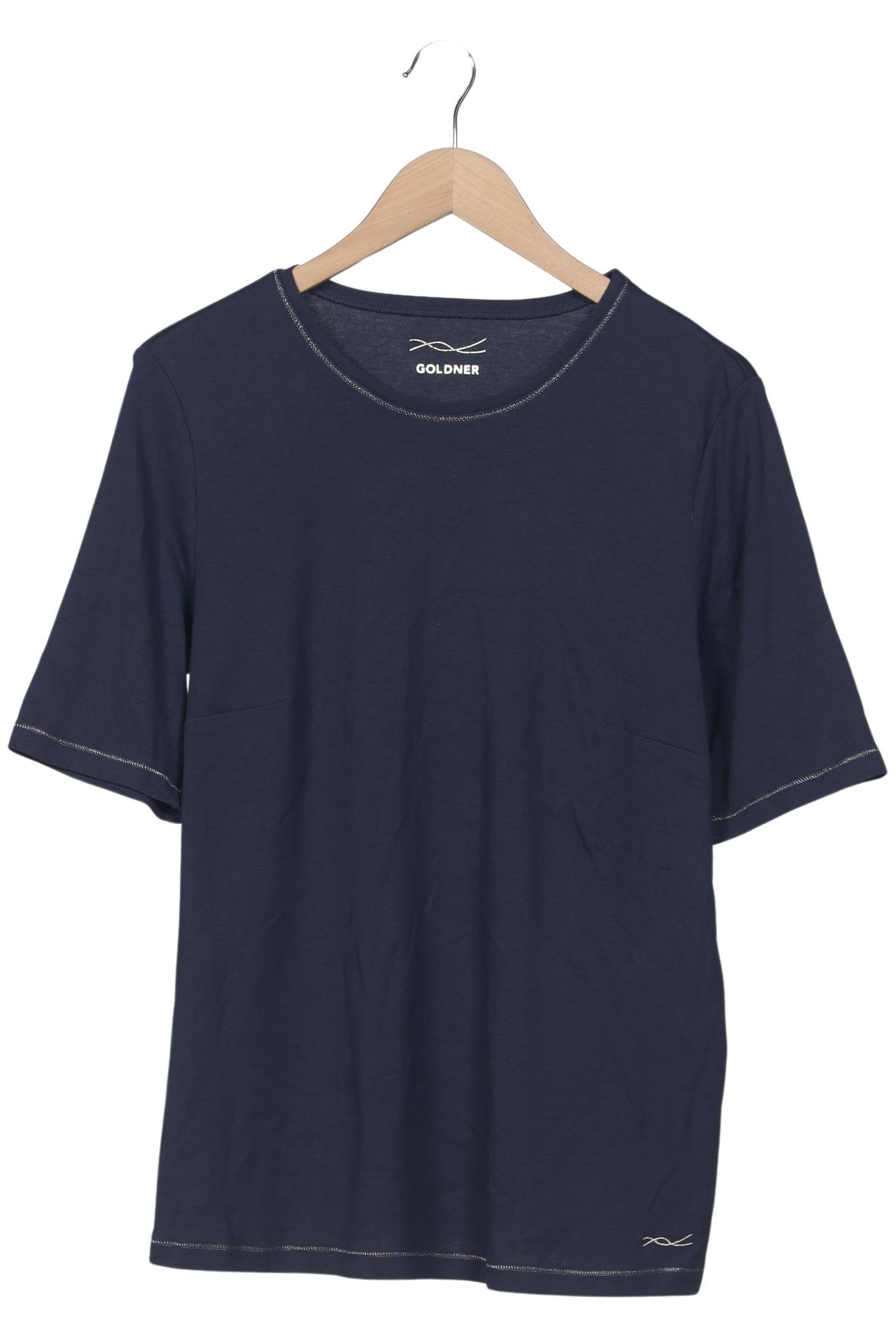 

Atelier Goldner Schnitt Damen T-Shirt, marineblau, Gr. 46