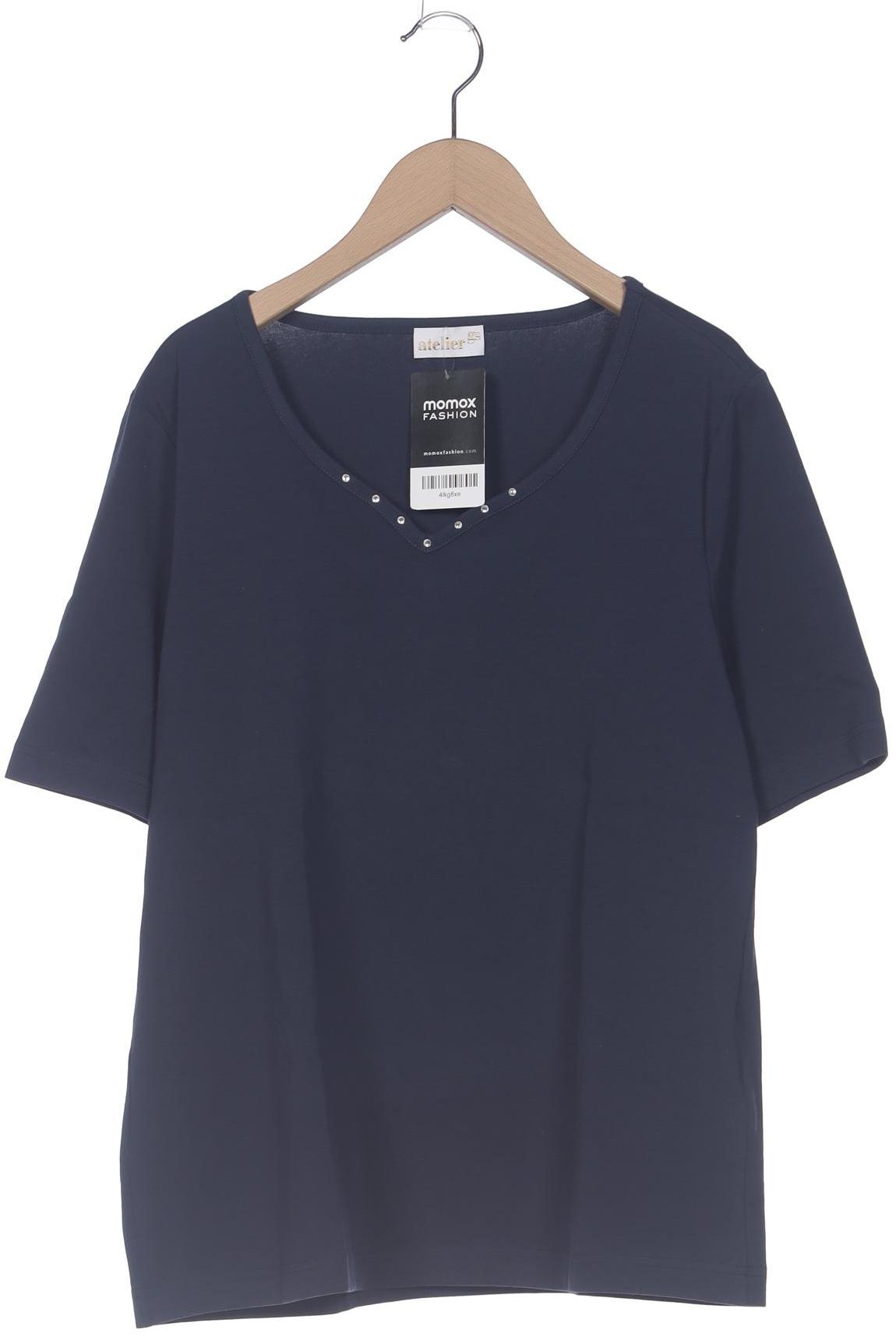 

Atelier Goldner Schnitt Damen T-Shirt, marineblau, Gr. 40