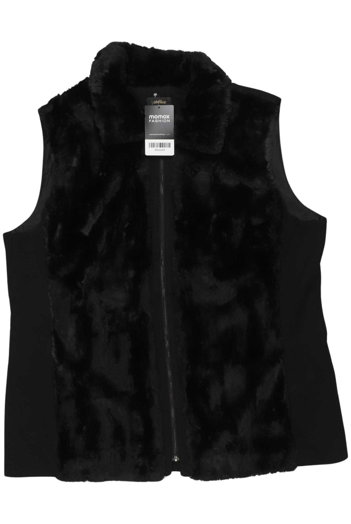 

Atelier Goldner Schnitt Damen Weste, schwarz, Gr. 44