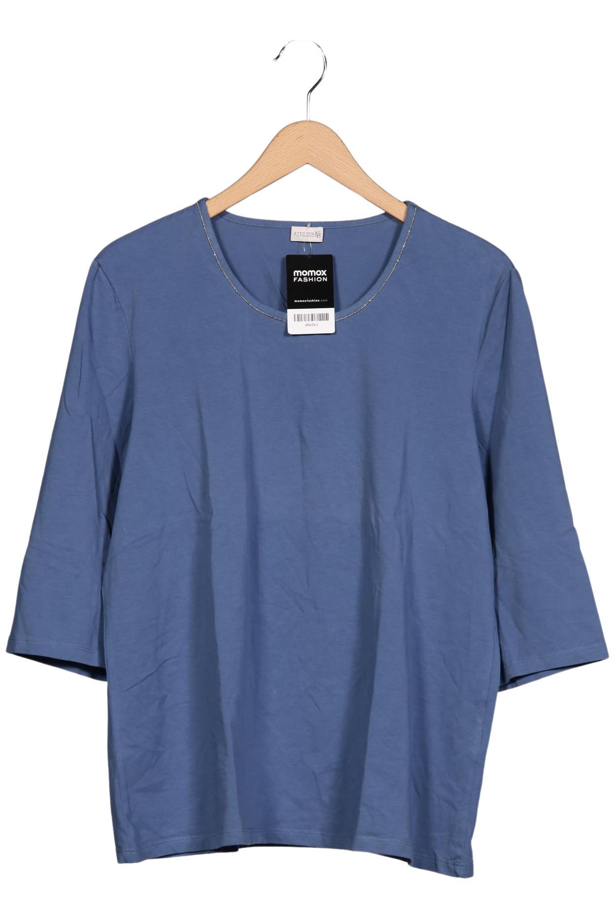 

Atelier Goldner Schnitt Damen T-Shirt, blau, Gr. 48