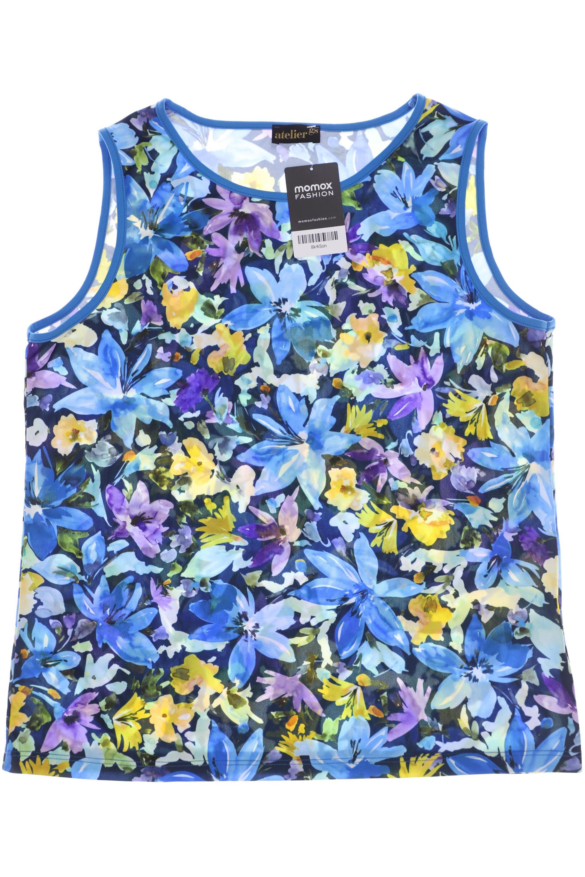 

Atelier Goldner Schnitt Damen Top, blau, Gr. 21