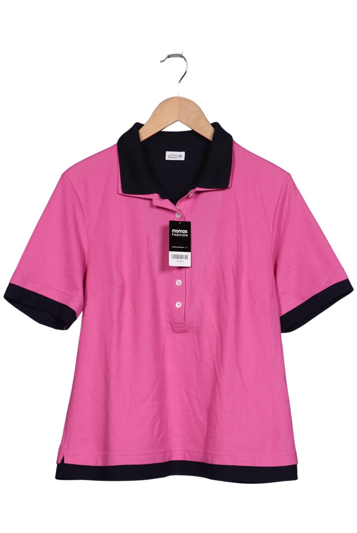 

Atelier Goldner Schnitt Damen Poloshirt, pink, Gr. 46