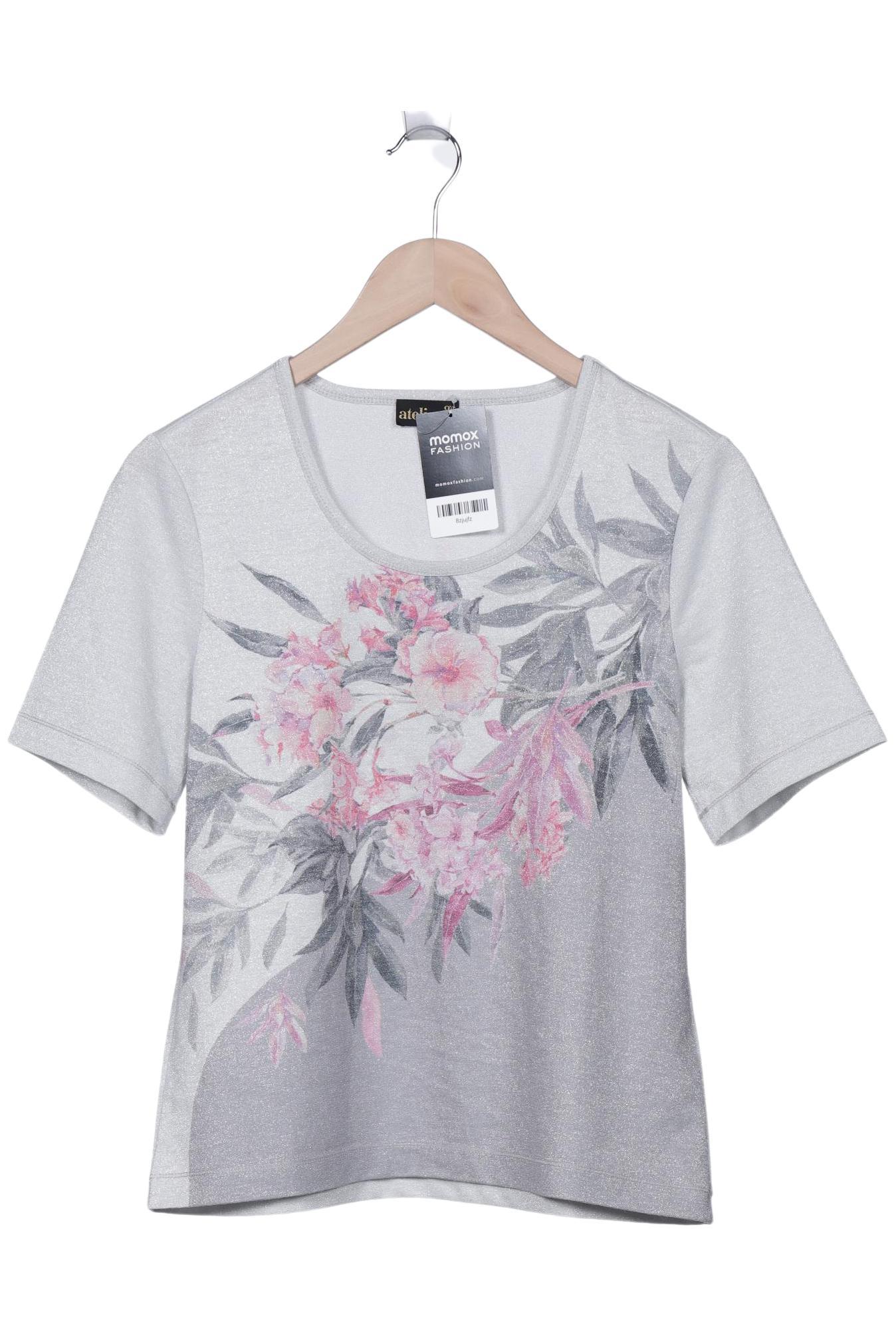 

Atelier Goldner Schnitt Damen T-Shirt, silber, Gr. 38
