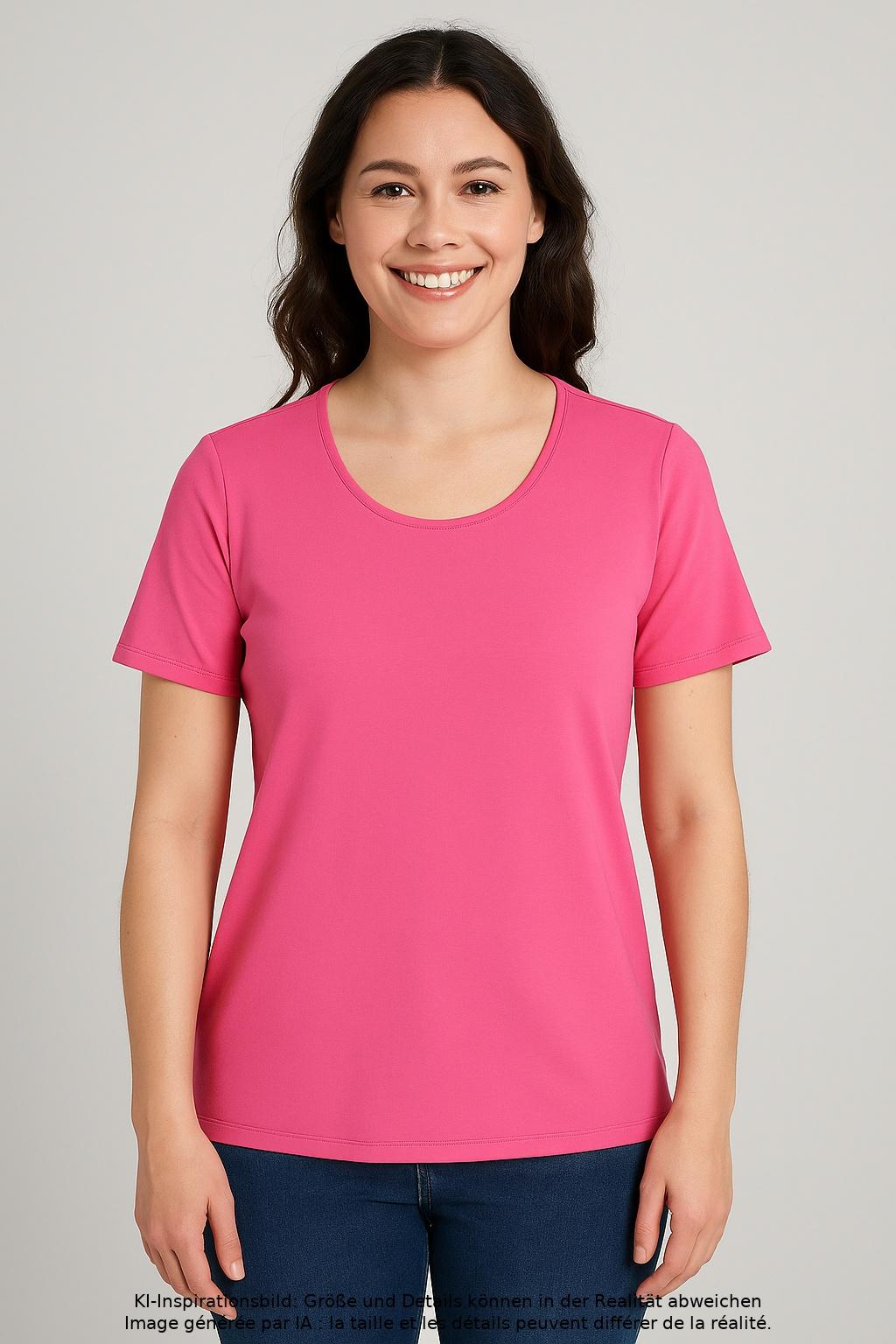 

Atelier Goldner Schnitt Damen T-Shirt, pink, Gr. 42