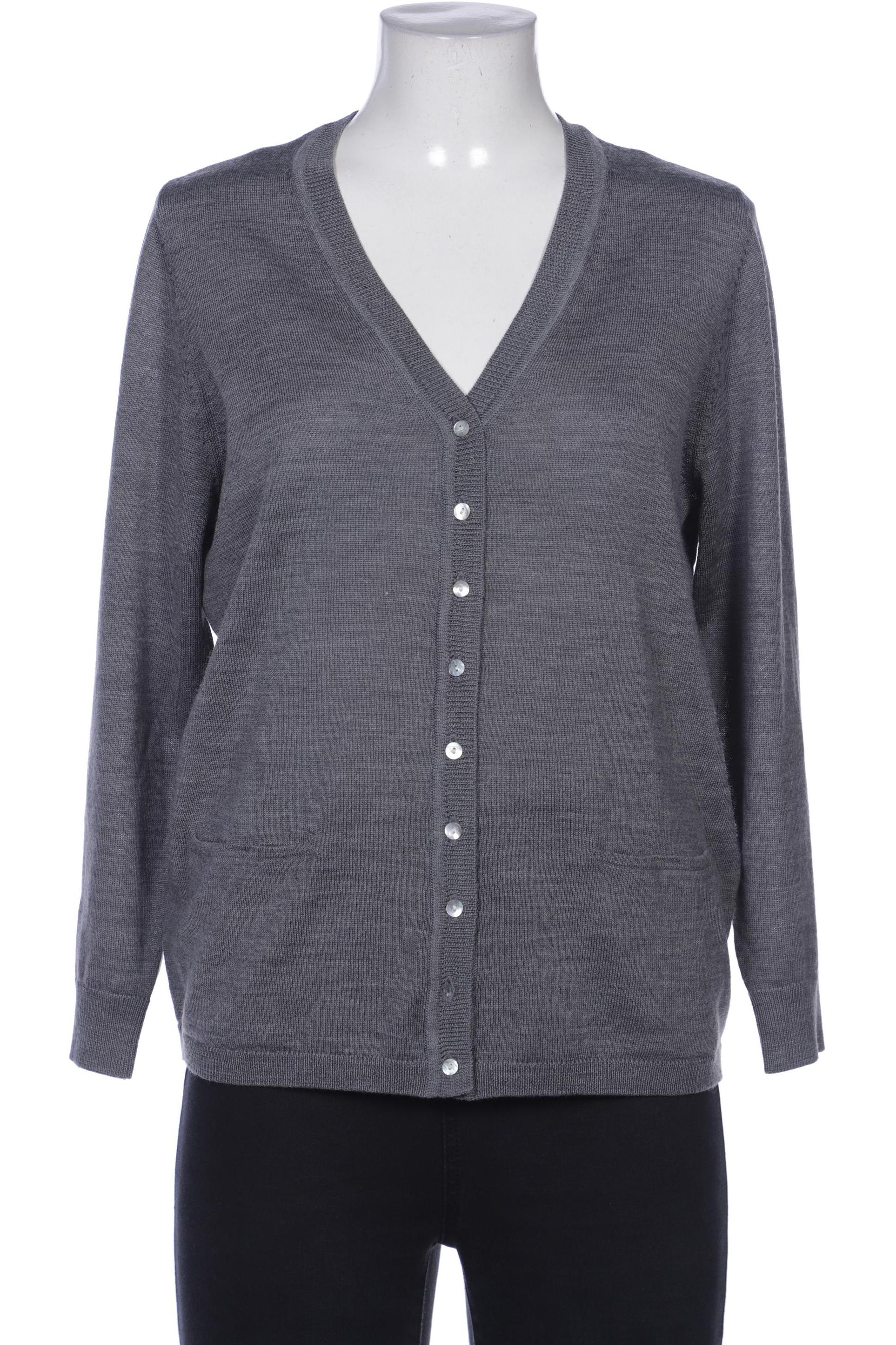 

Atelier Goldner Schnitt Damen Strickjacke, grau, Gr. 16