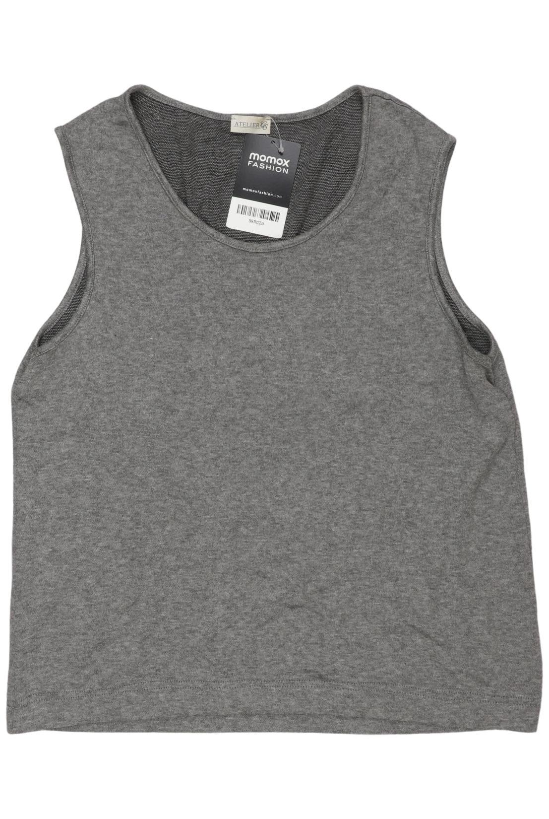 

Atelier Goldner Schnitt Damen Top, grau, Gr. 38