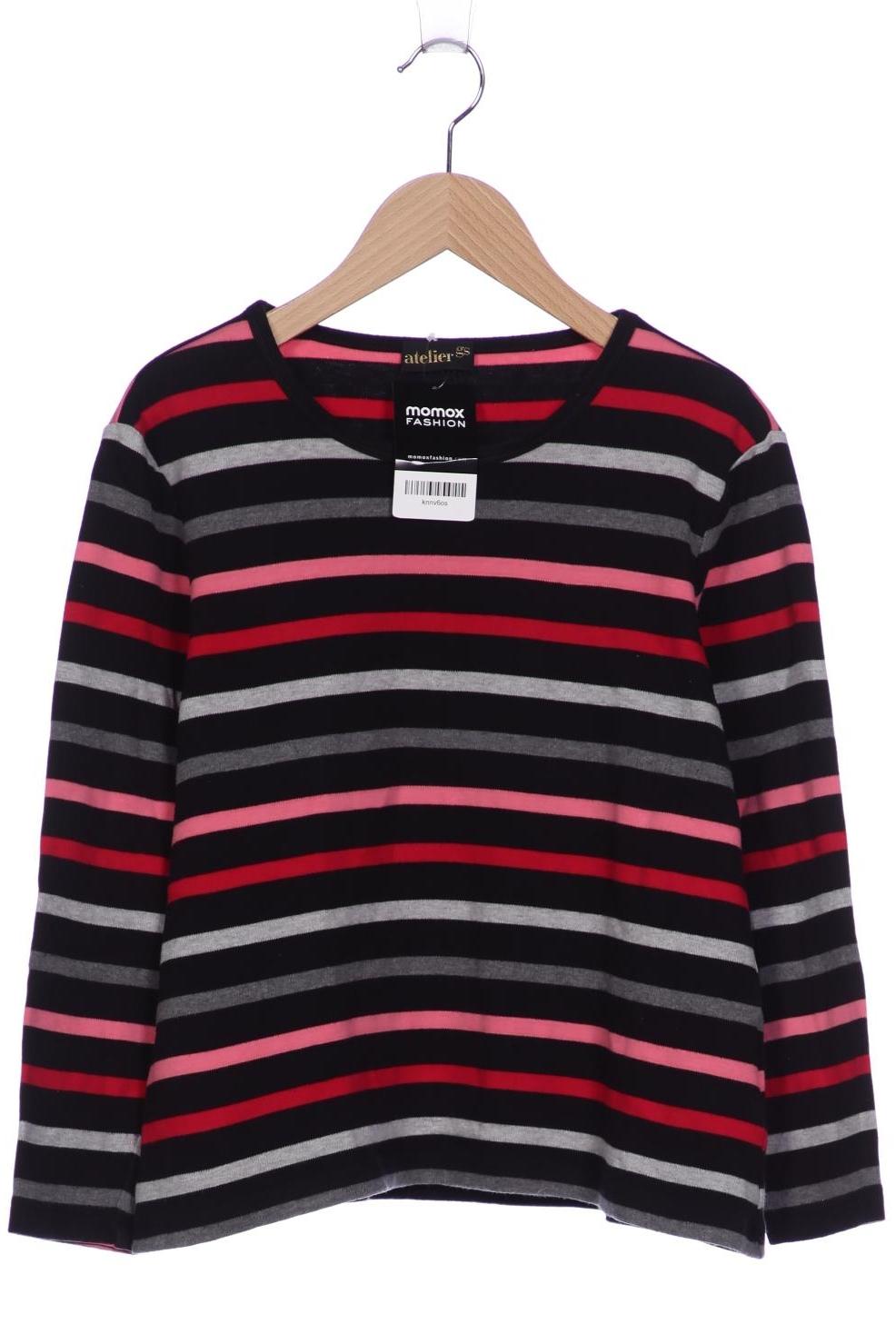 

Atelier Goldner Schnitt Damen Langarmshirt, schwarz, Gr. 14