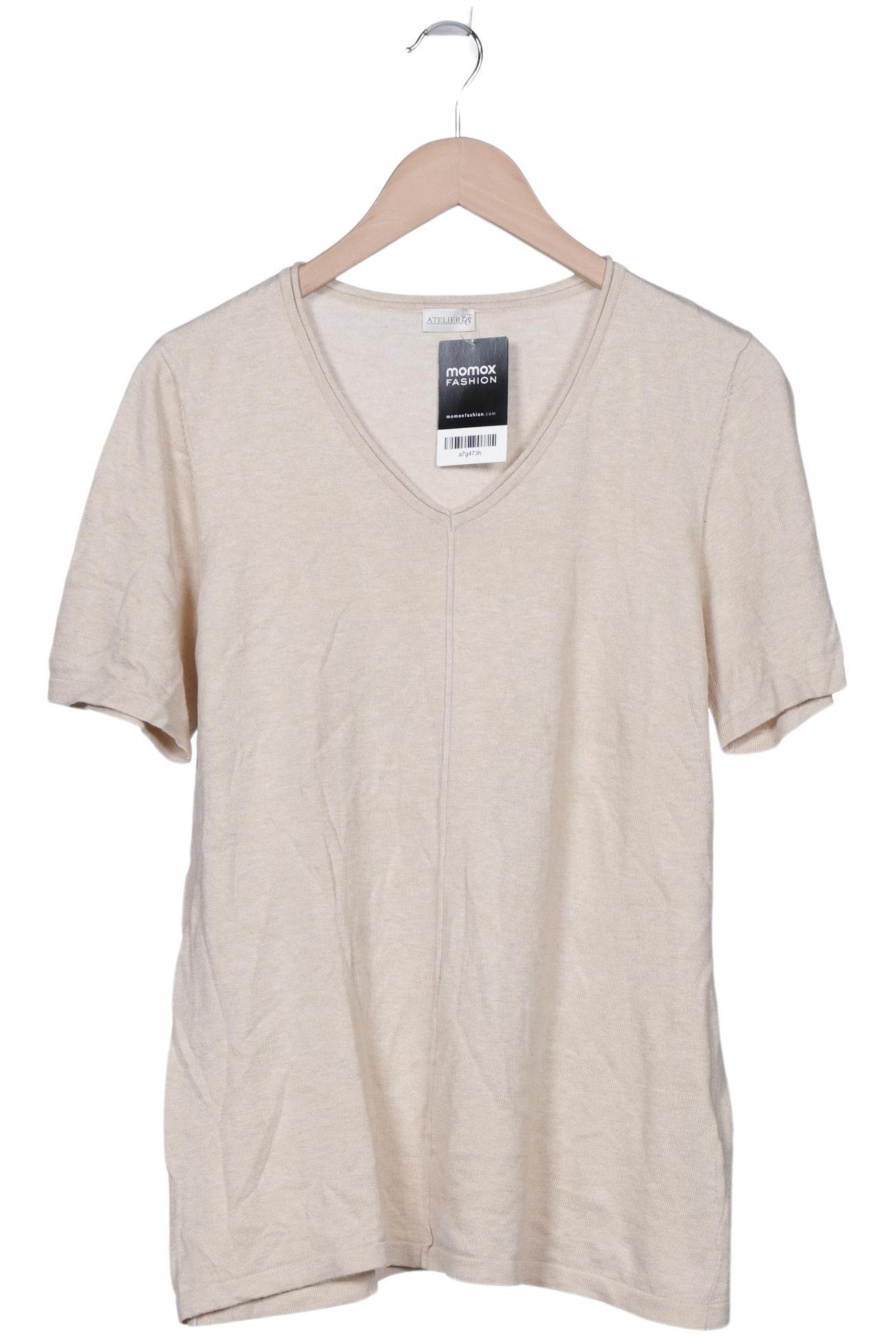 

Atelier Goldner Schnitt Damen T-Shirt, beige, Gr. 42