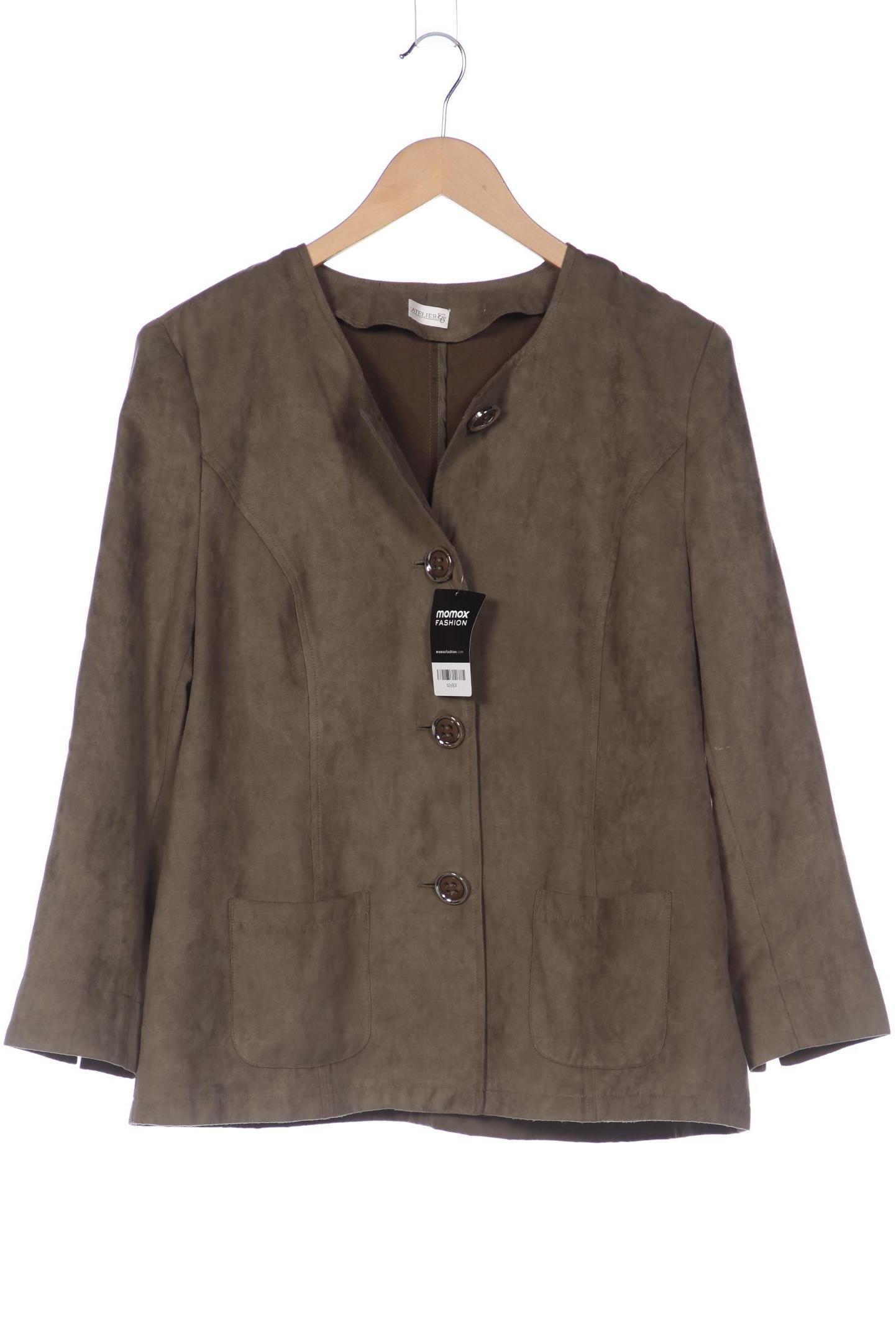 

Atelier Goldner Schnitt Damen Jacke, grün, Gr. 18