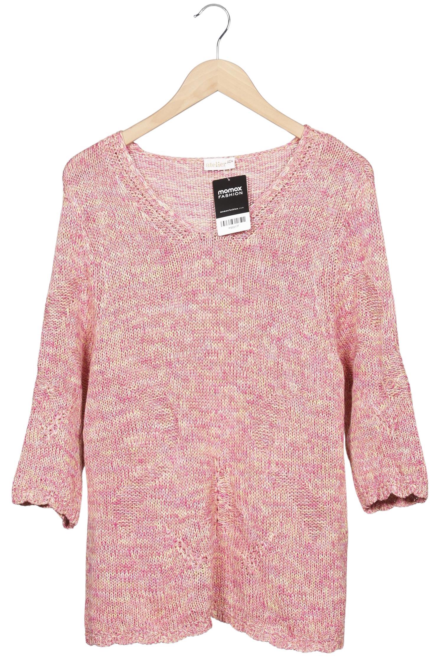 

Atelier Goldner Schnitt Damen Pullover, pink, Gr. 44