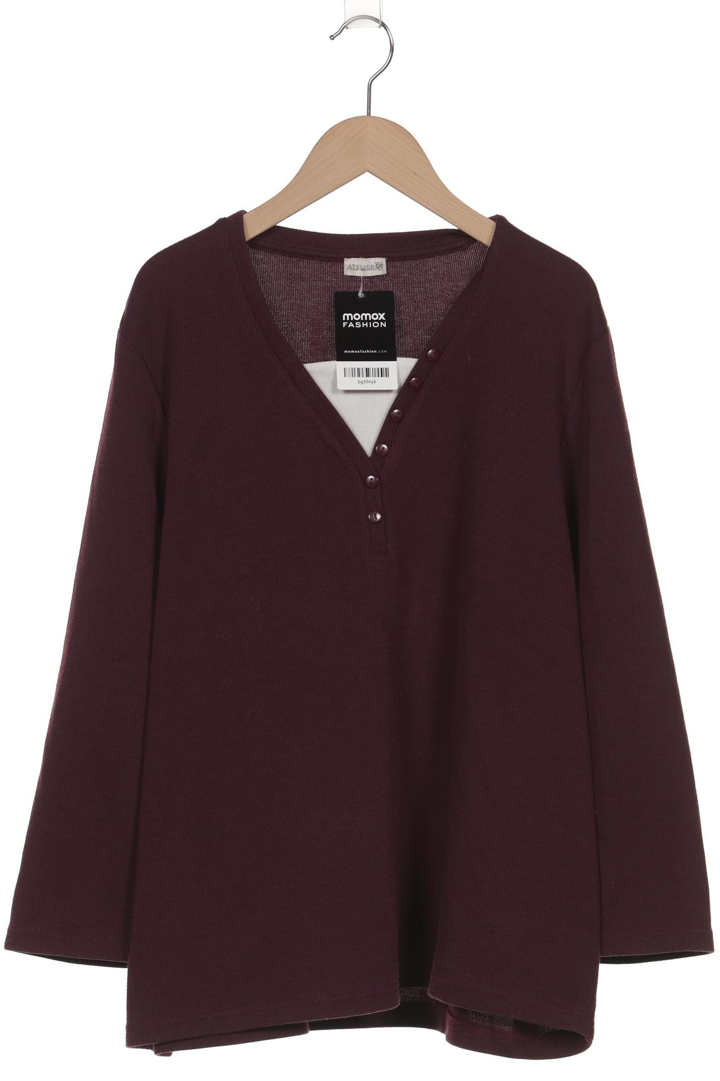 

Atelier Goldner Schnitt Damen Pullover, bordeaux, Gr. 44