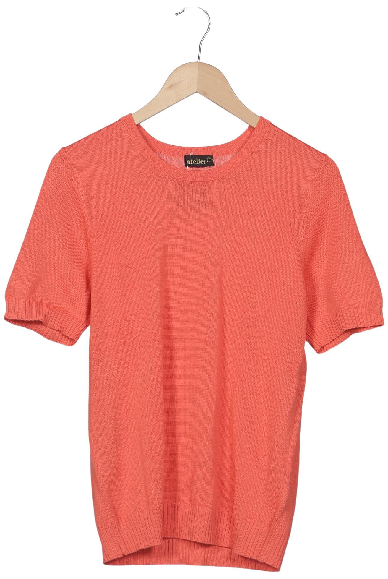 

Atelier Goldner Schnitt Damen Pullover, orange, Gr. 40