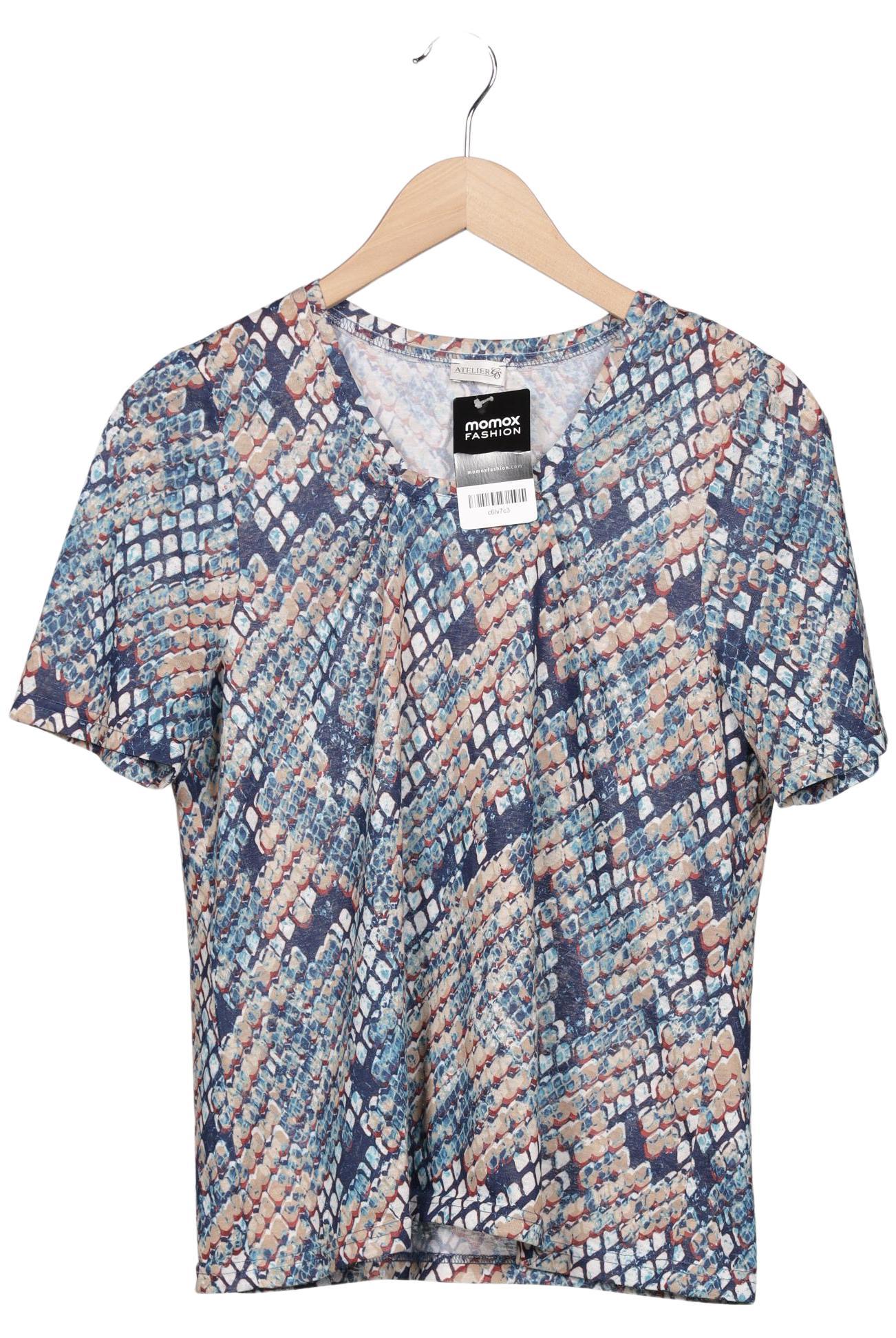 

Atelier Goldner Schnitt Damen T-Shirt, blau, Gr. 42