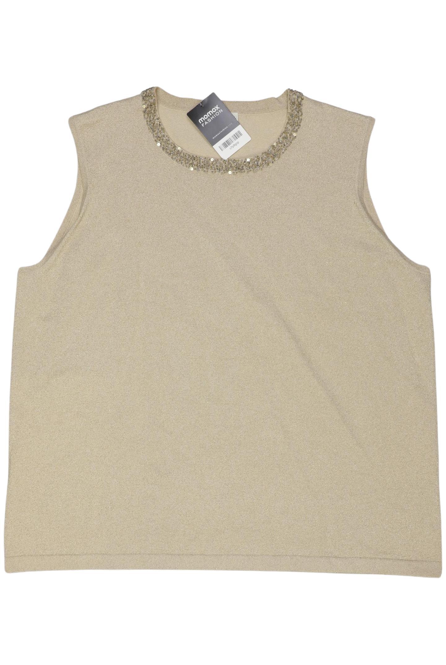 

Atelier Goldner Schnitt Damen Top, beige, Gr. 48
