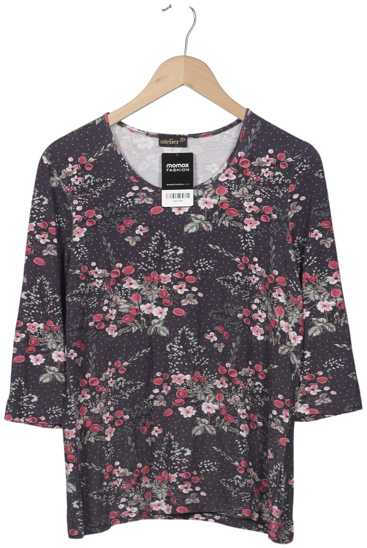 

Atelier Goldner Schnitt Damen Langarmshirt, mehrfarbig, Gr. 42