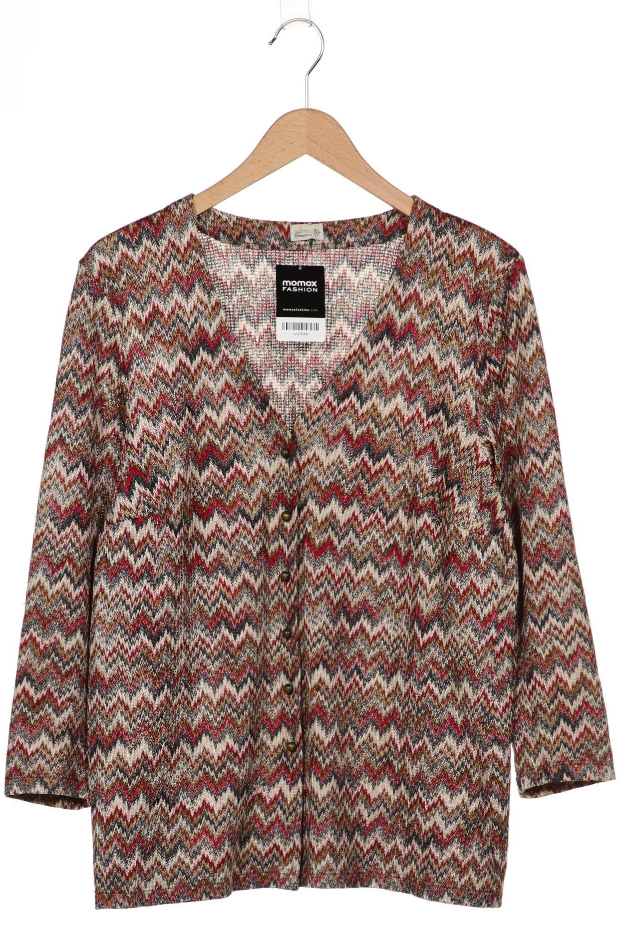 

Atelier Goldner Schnitt Damen Strickjacke, mehrfarbig, Gr. 48