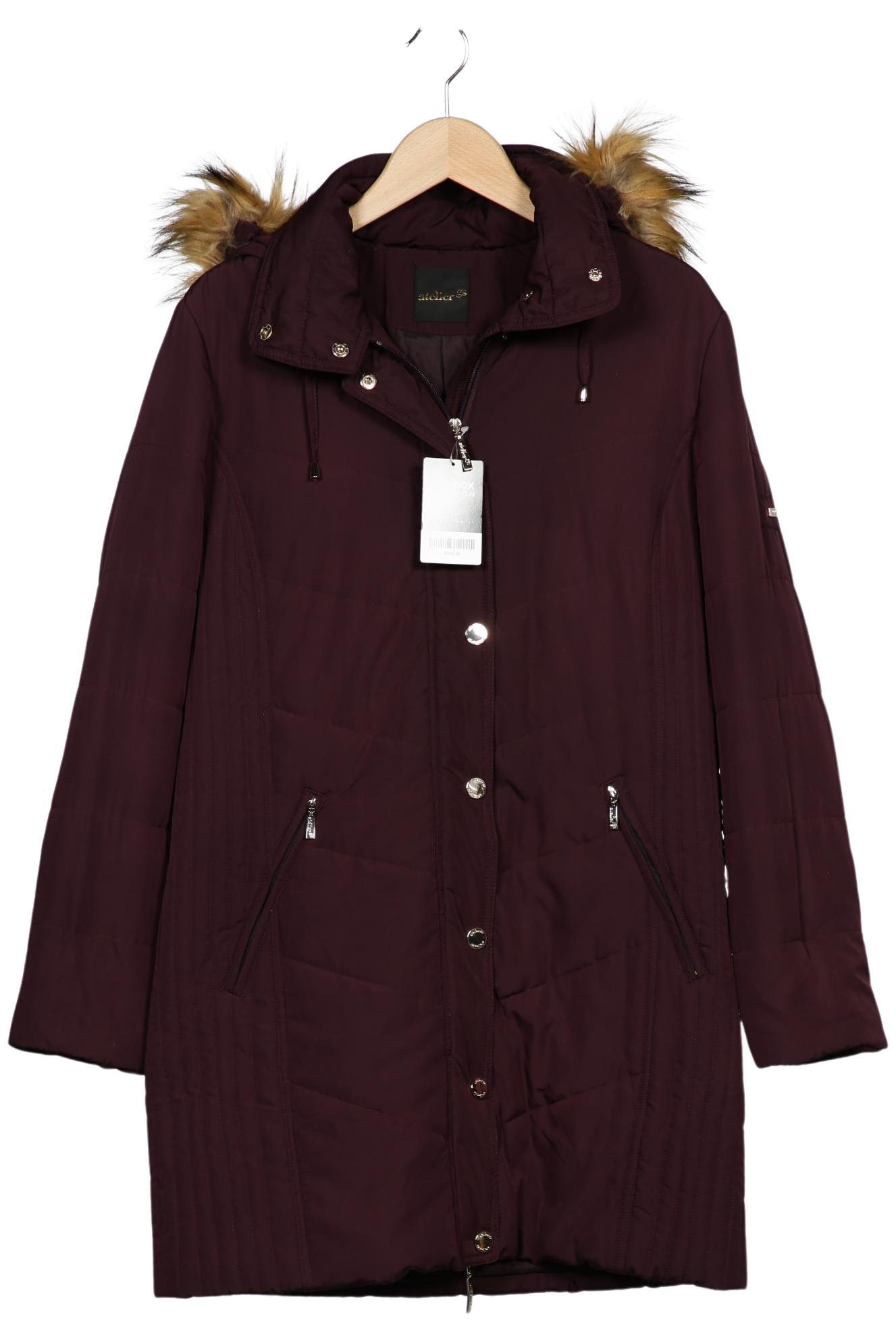 

Atelier Goldner Schnitt Damen Mantel, bordeaux, Gr. 40