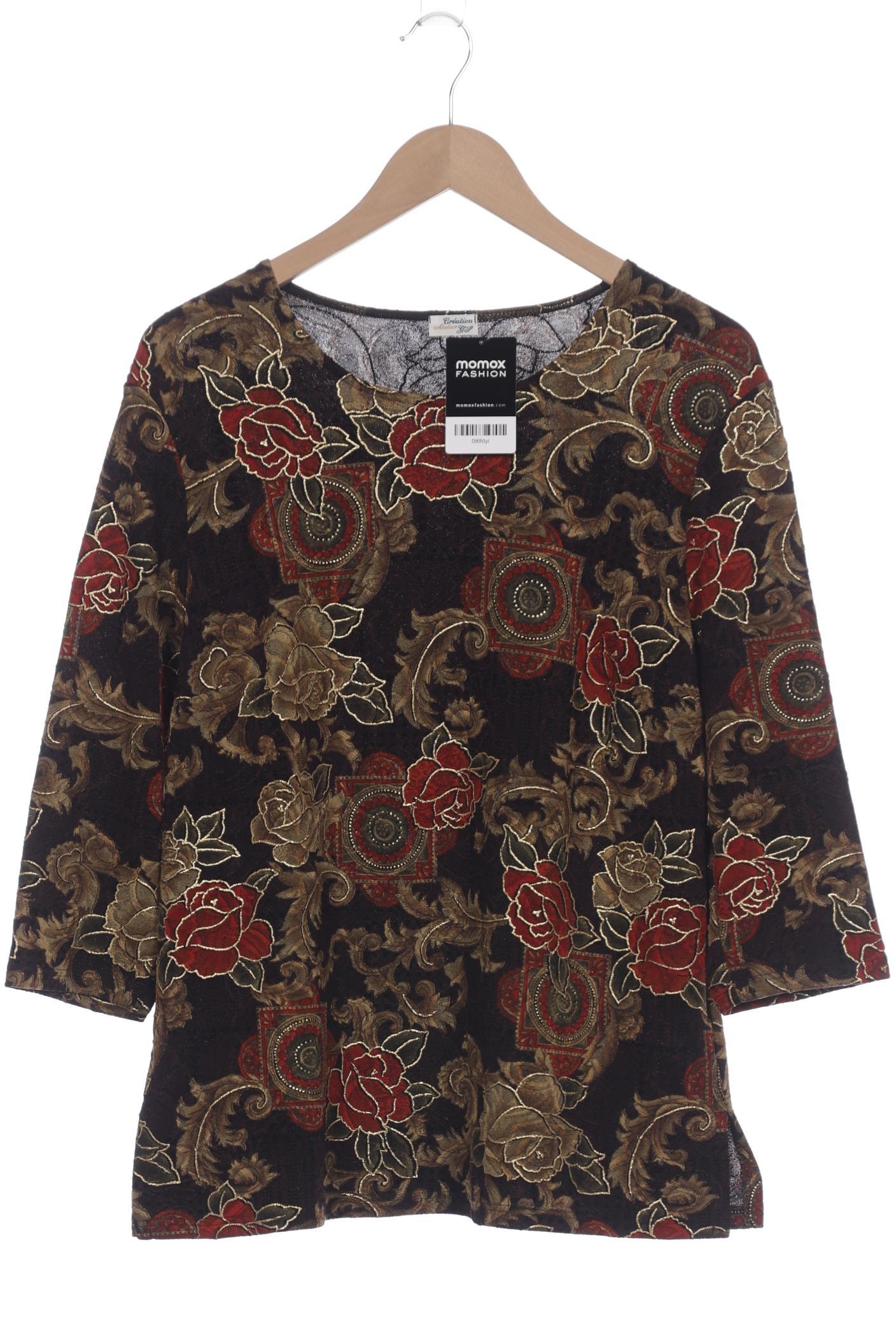 

Atelier Goldner Schnitt Damen Langarmshirt, braun, Gr. 46