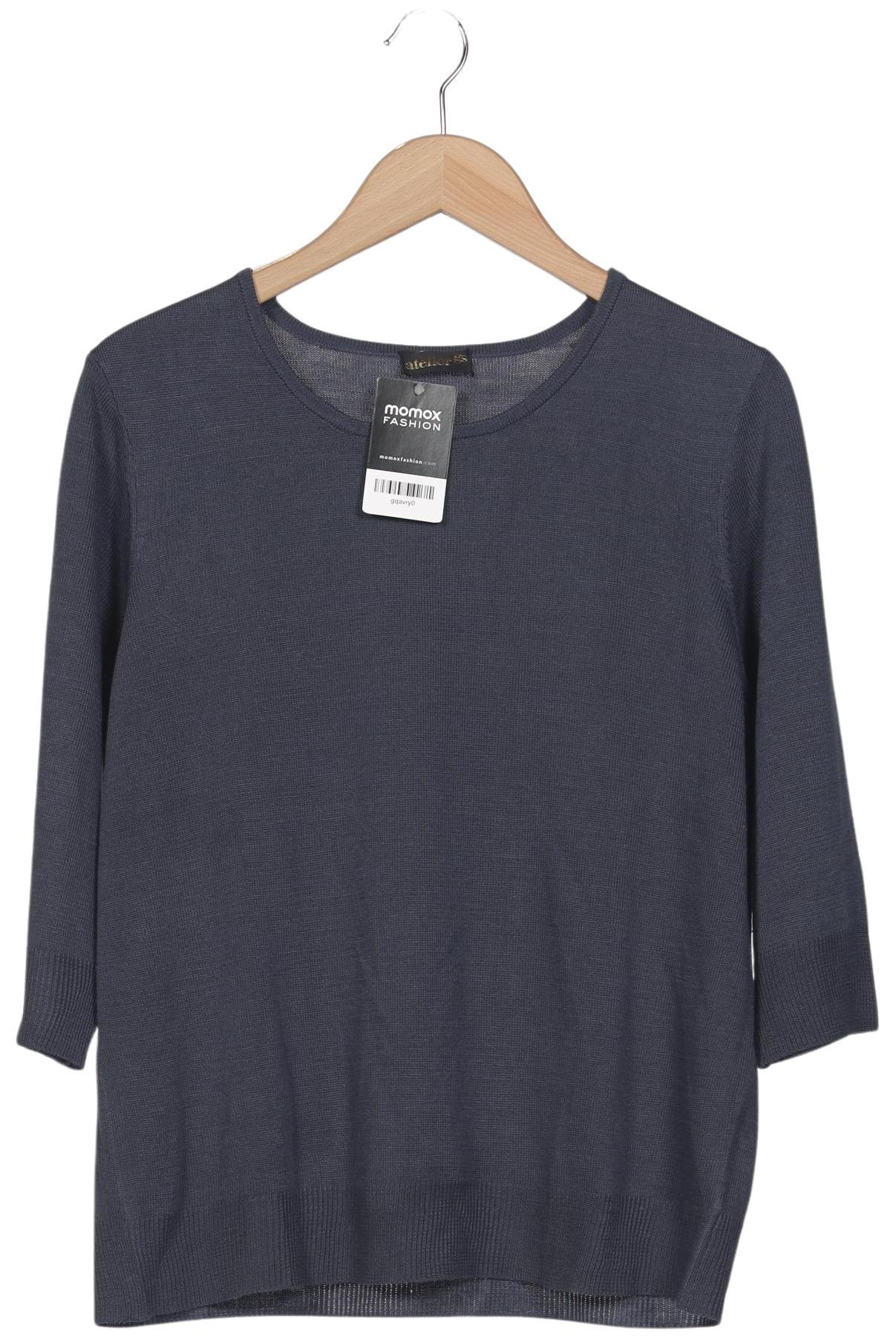 

Atelier Goldner Schnitt Damen Pullover, marineblau, Gr. 46