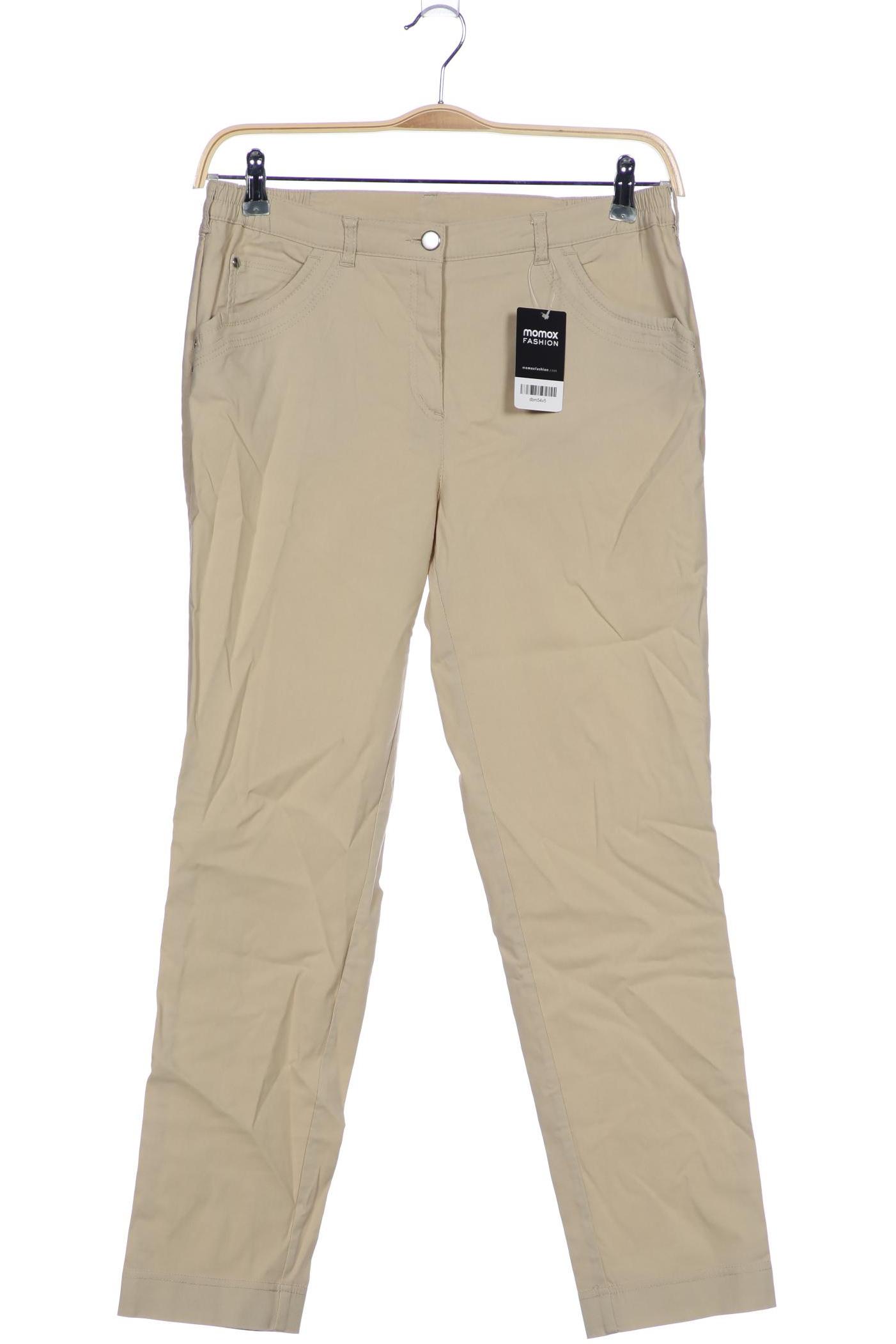 

Atelier Goldner Schnitt Damen Stoffhose, beige, Gr. 21