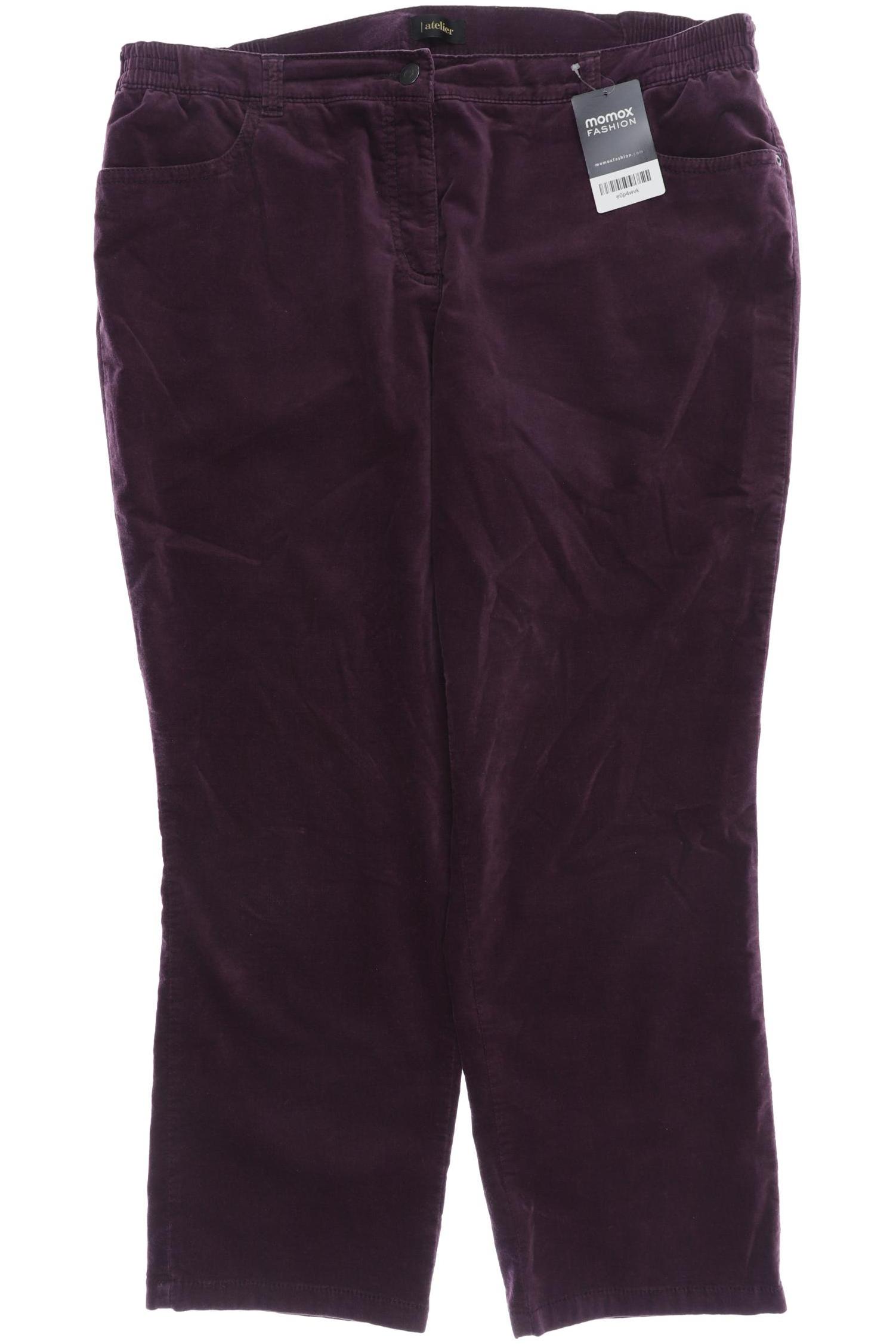 

Atelier Goldner Schnitt Damen Stoffhose, bordeaux, Gr. 36