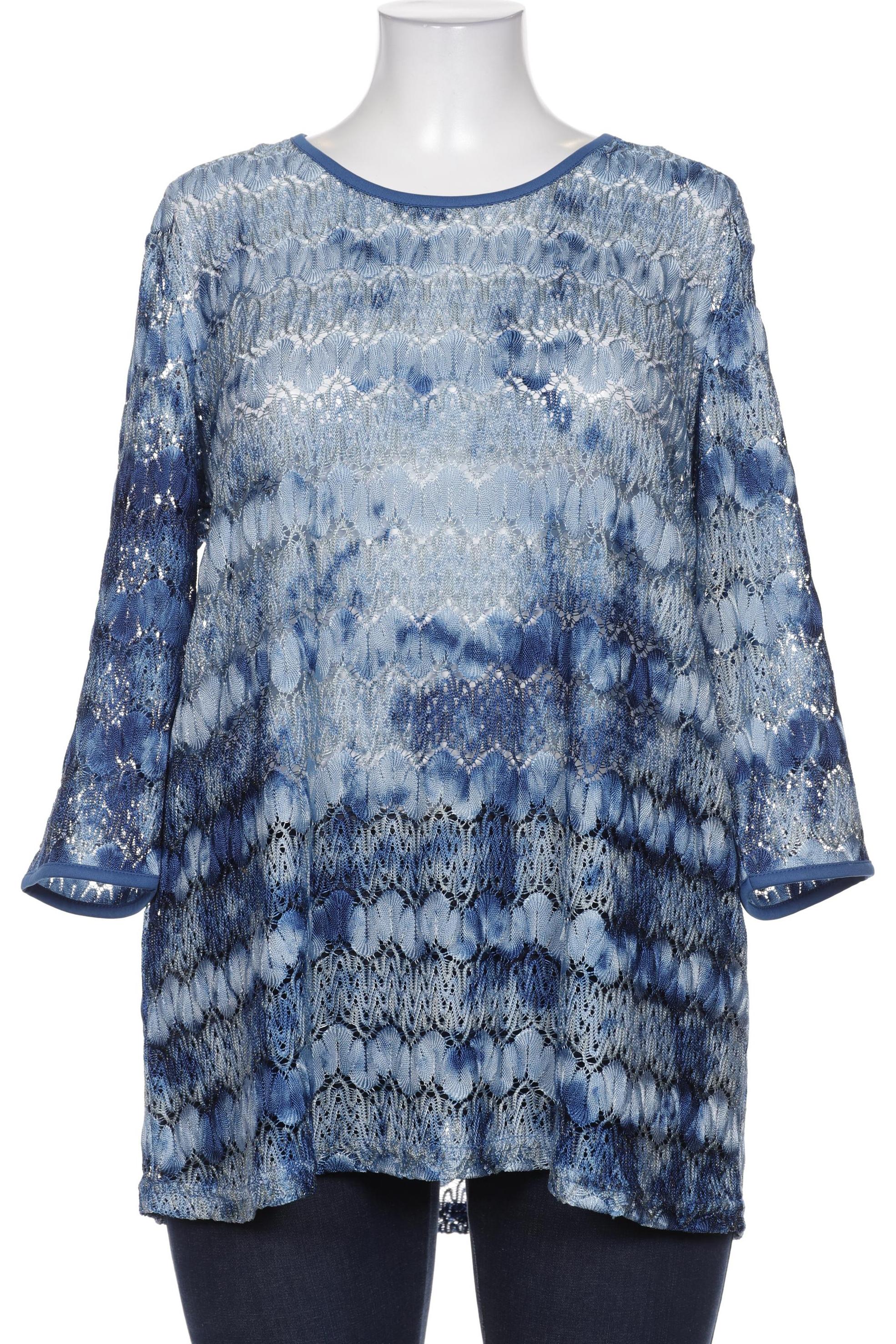 

Atelier Goldner Schnitt Damen Bluse, blau, Gr. 48