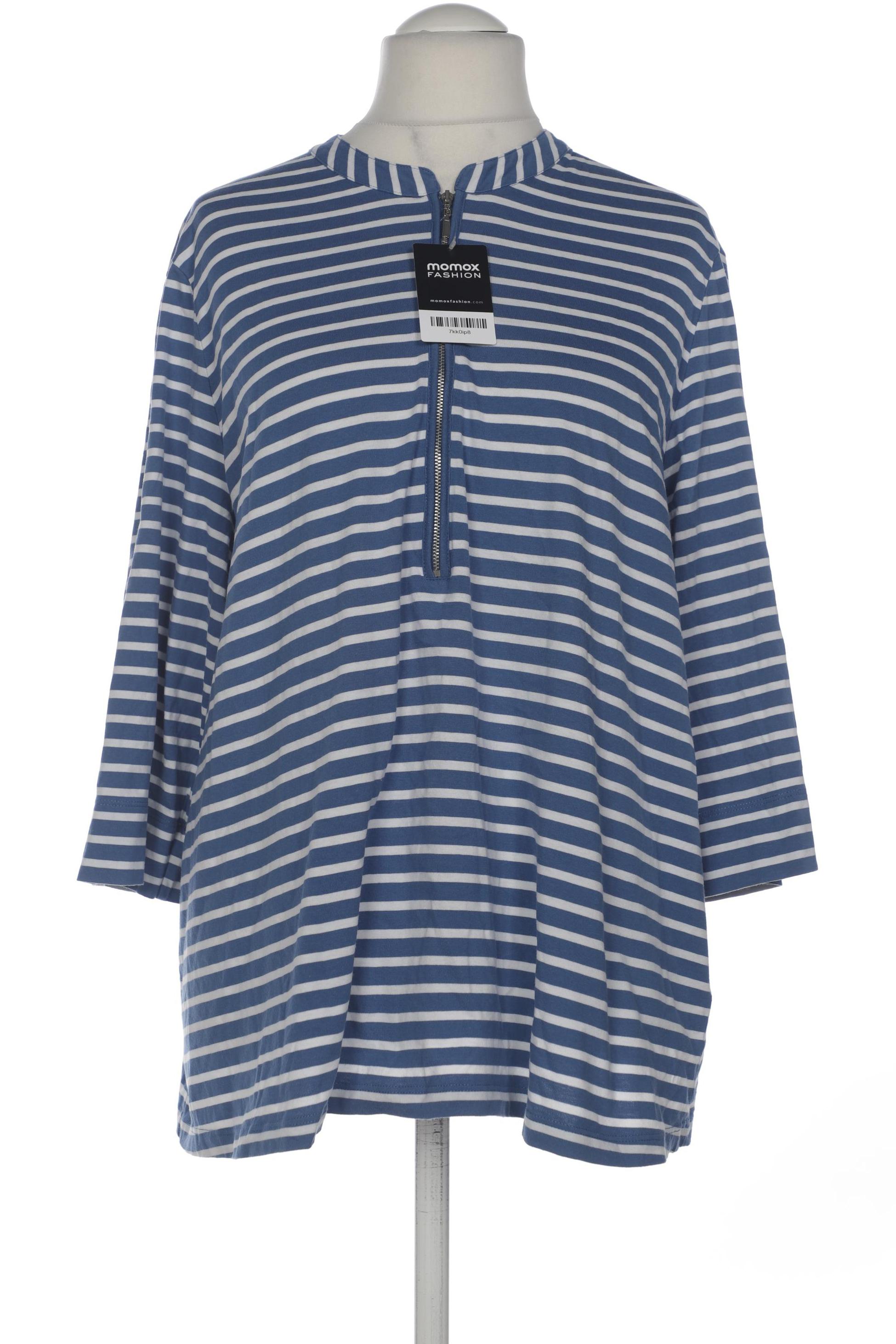 

Atelier Goldner Schnitt Damen Langarmshirt, blau, Gr. 54