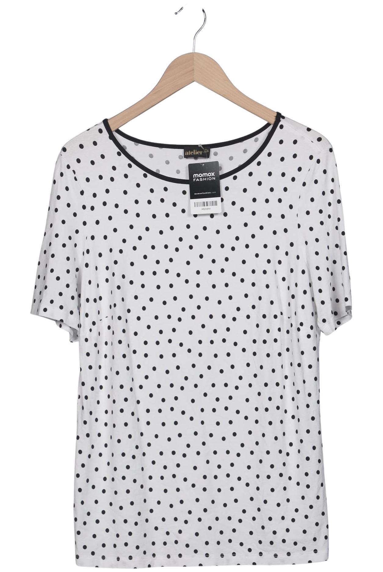 

Atelier Goldner Schnitt Damen T-Shirt, weiß, Gr. 44