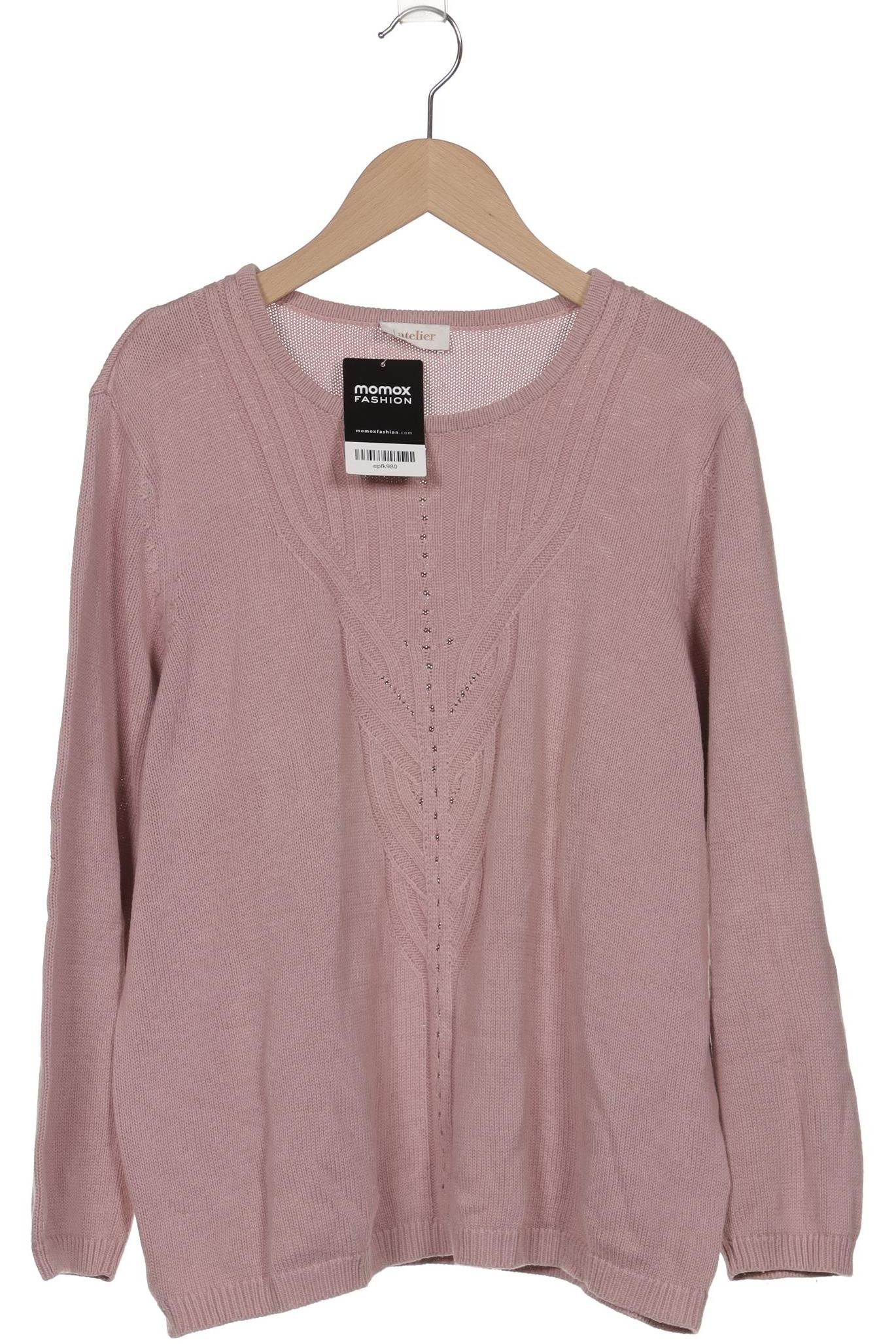 

Atelier Goldner Schnitt Damen Pullover, pink, Gr. 44