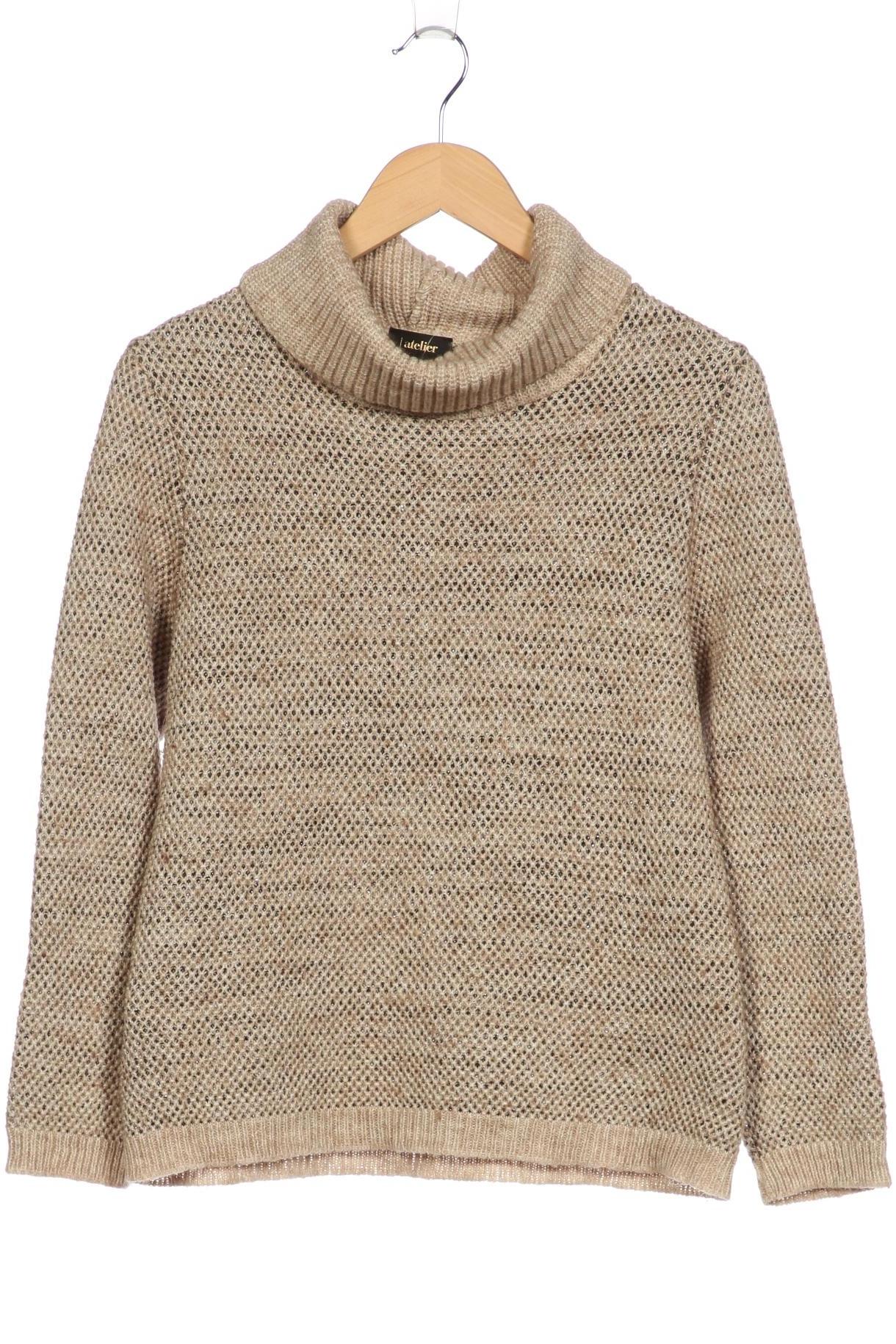 

Atelier Goldner Schnitt Damen Pullover, braun, Gr. 16