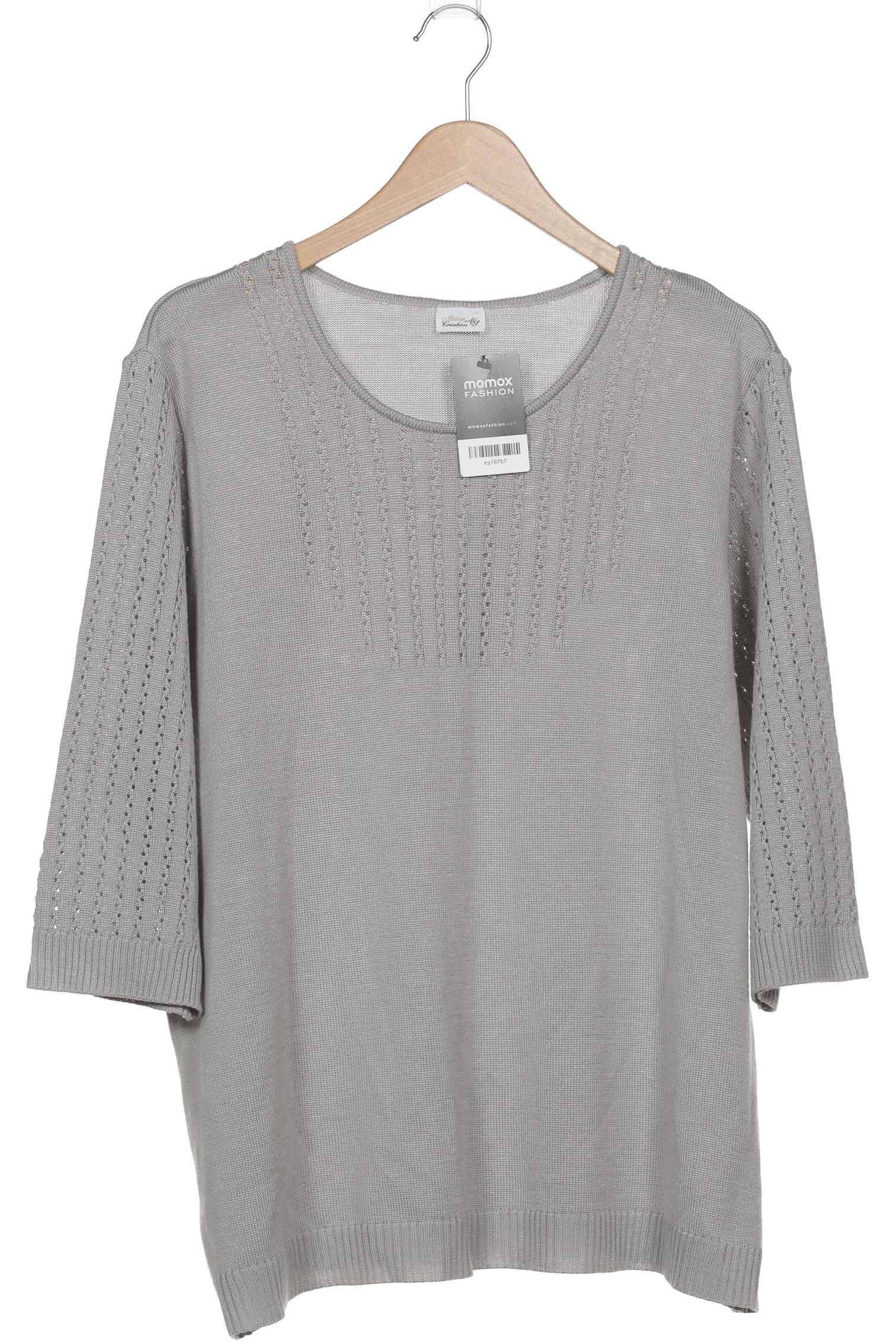 

Atelier Goldner Schnitt Damen Pullover, grau, Gr. 52