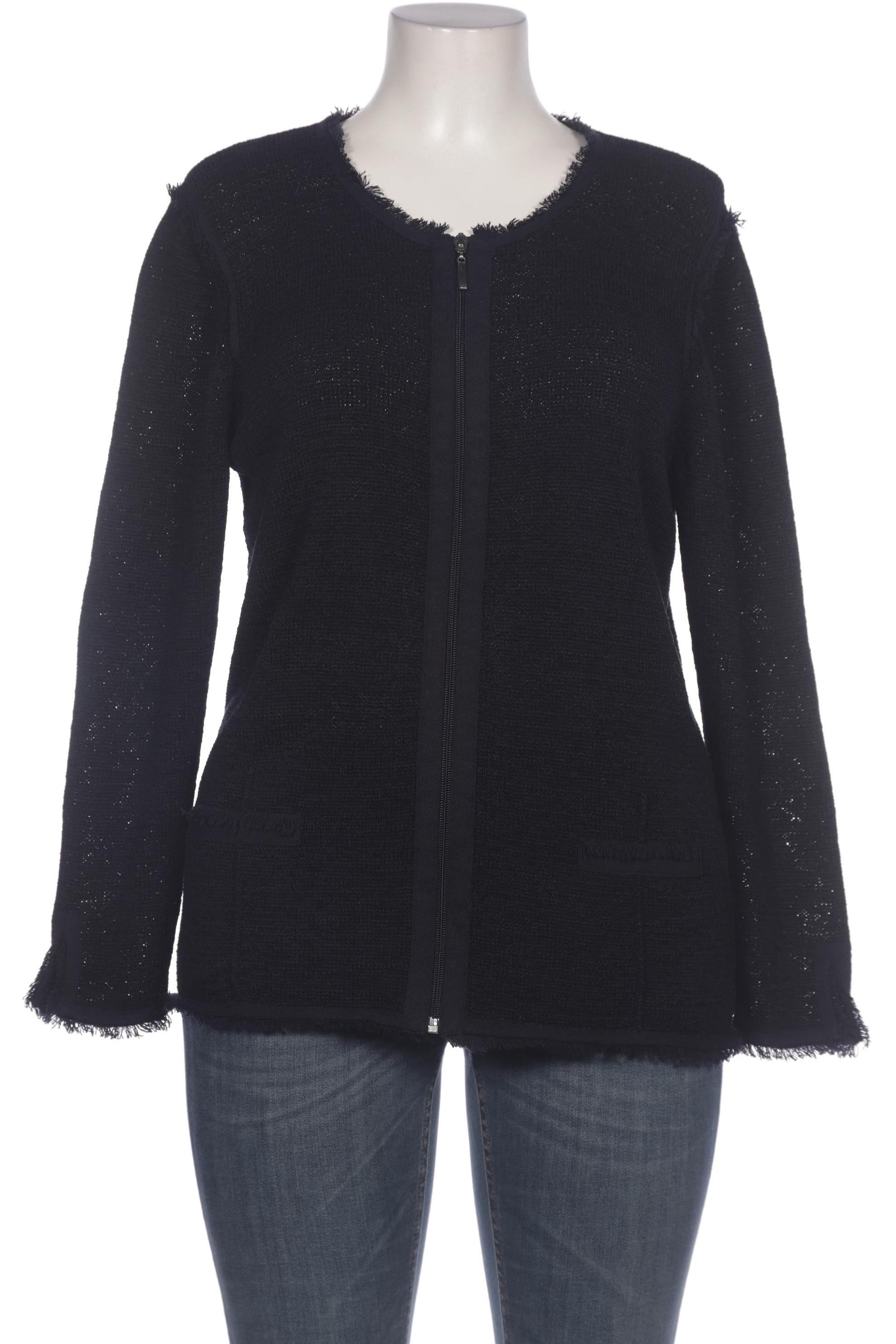 

Atelier Goldner Schnitt Damen Strickjacke, marineblau, Gr. 44