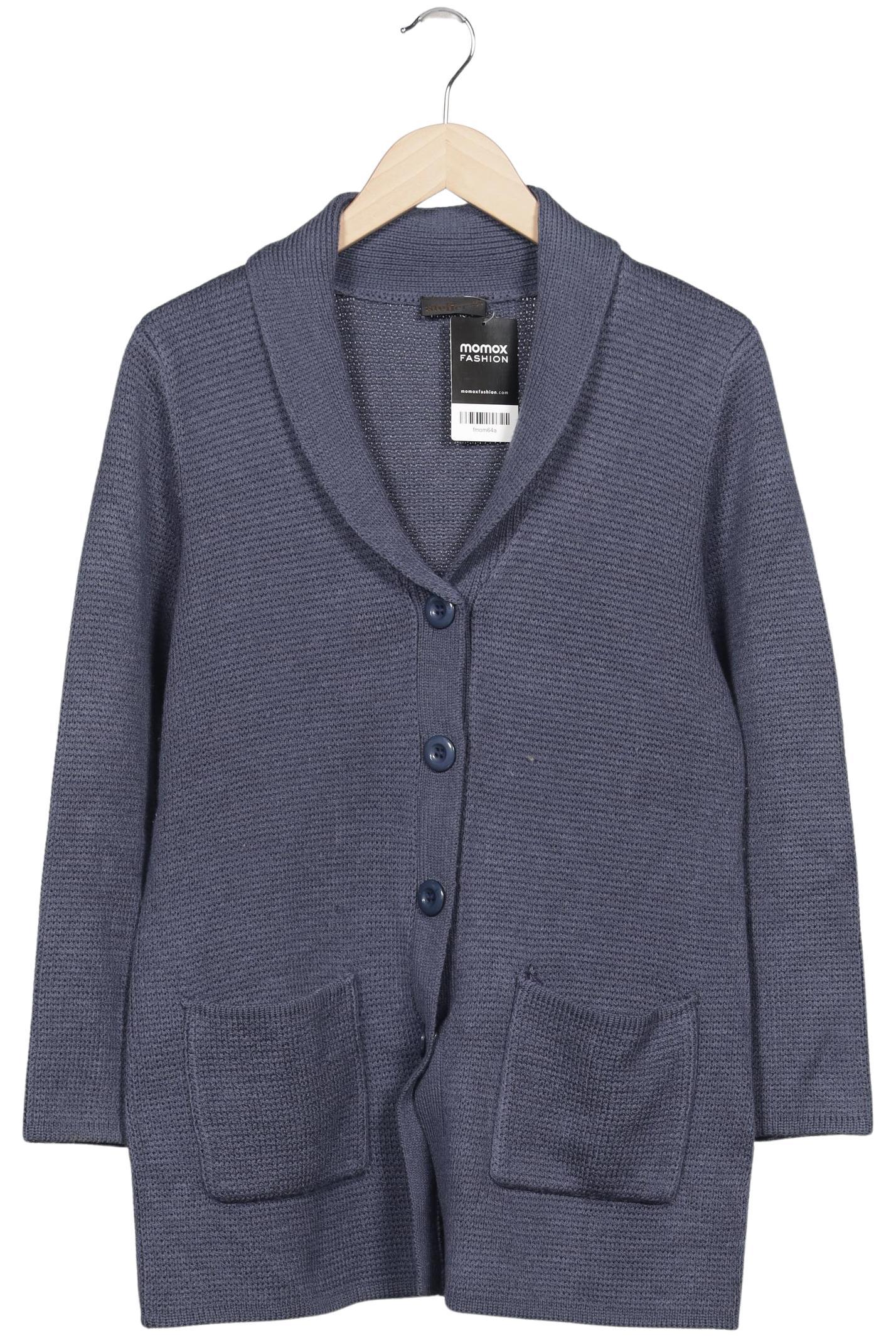 

Atelier Goldner Schnitt Damen Strickjacke, blau, Gr. 14