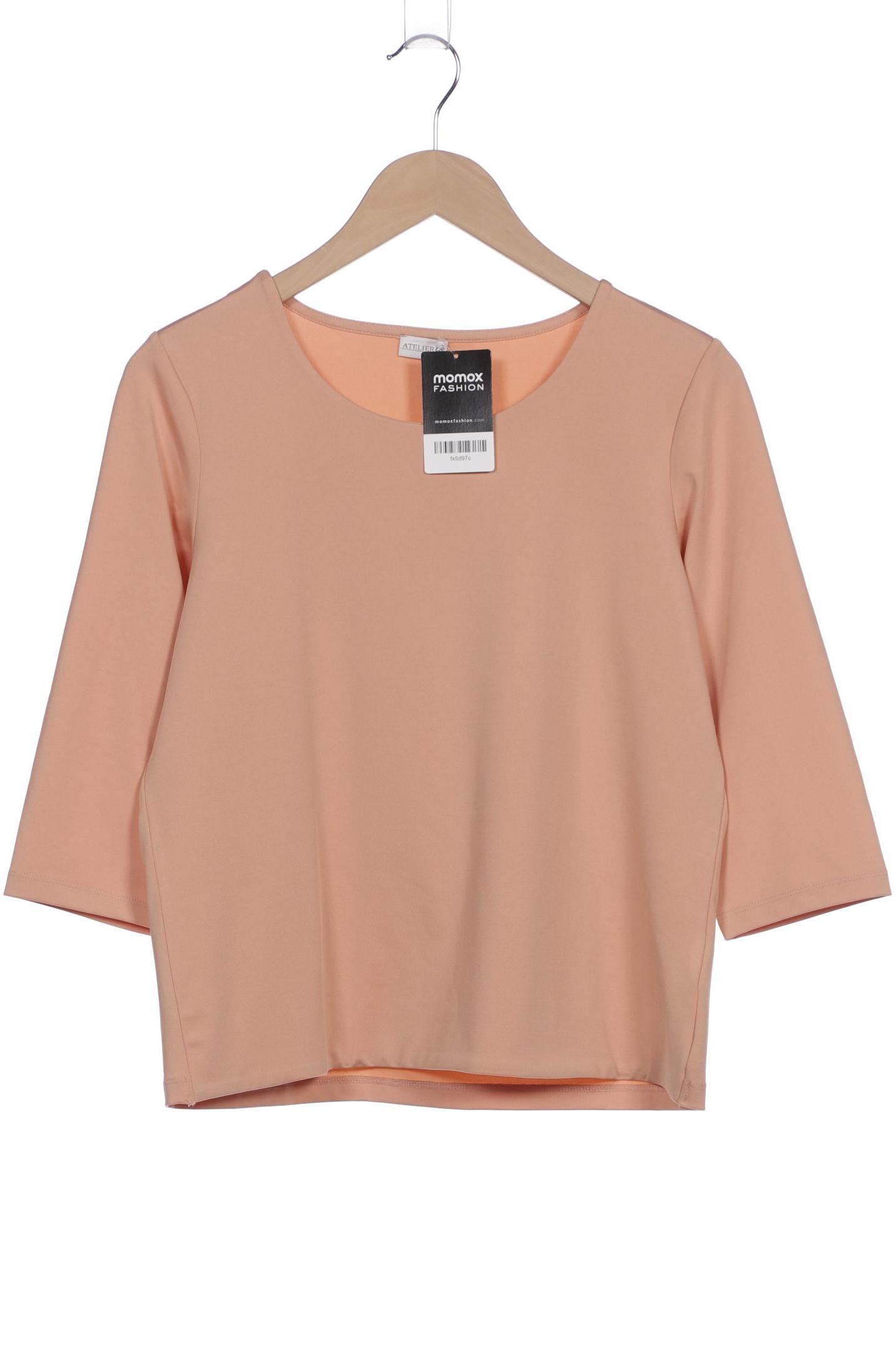 

Atelier Goldner Schnitt Damen Langarmshirt, orange, Gr. 14